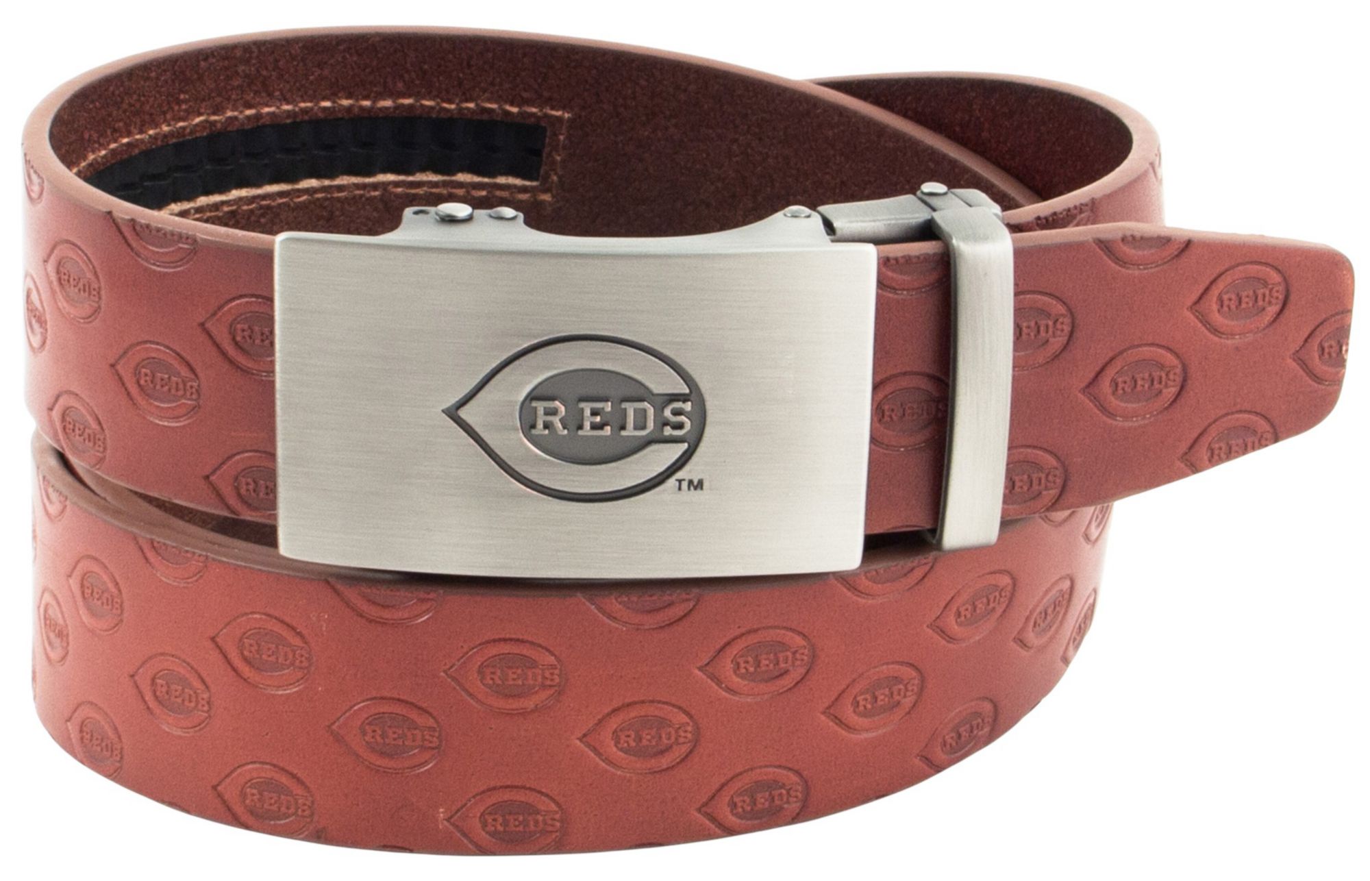 Eagles Wings Adult Cincinnati Reds Brown Ratchet Belt