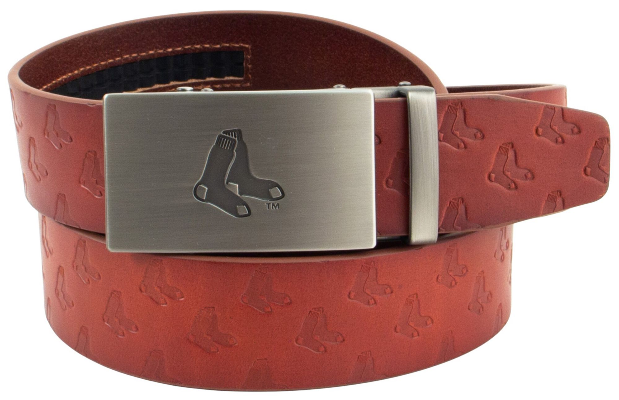 Eagles Wings Adult Boston Red Sox Brown Ratchet Belt