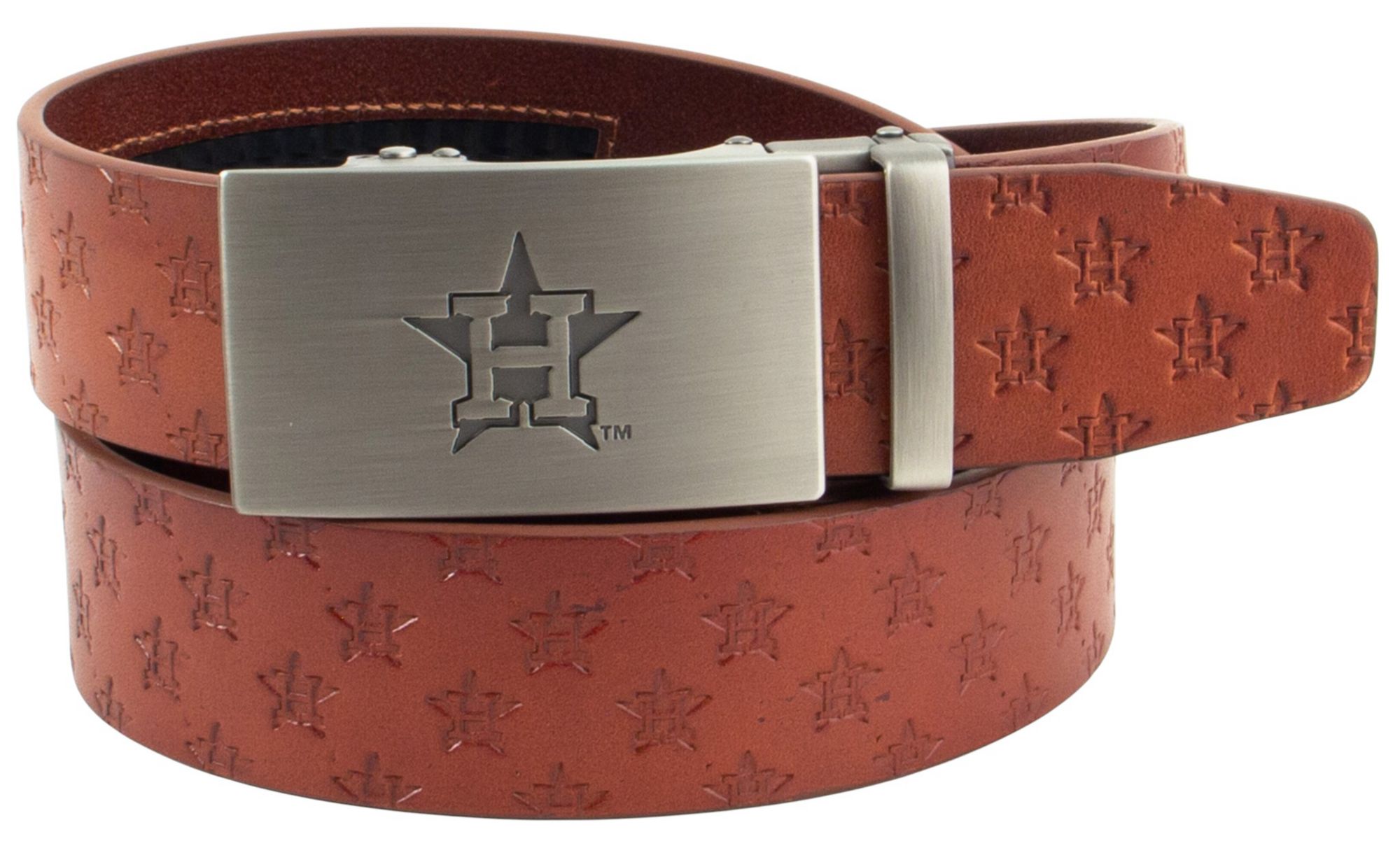 Eagles Wings Adult Houston Astros Brown Ratchet Belt
