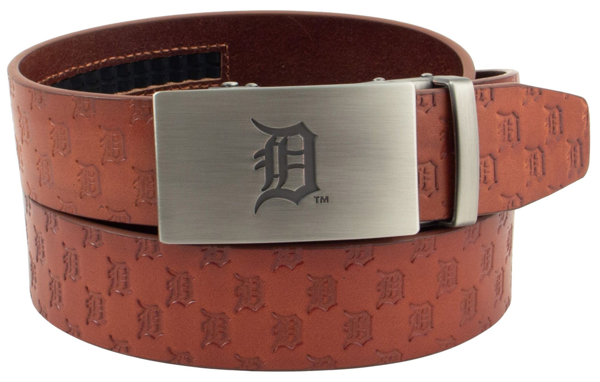 Eagles Wings Adult Detroit Tigers Brown Ratchet Belt