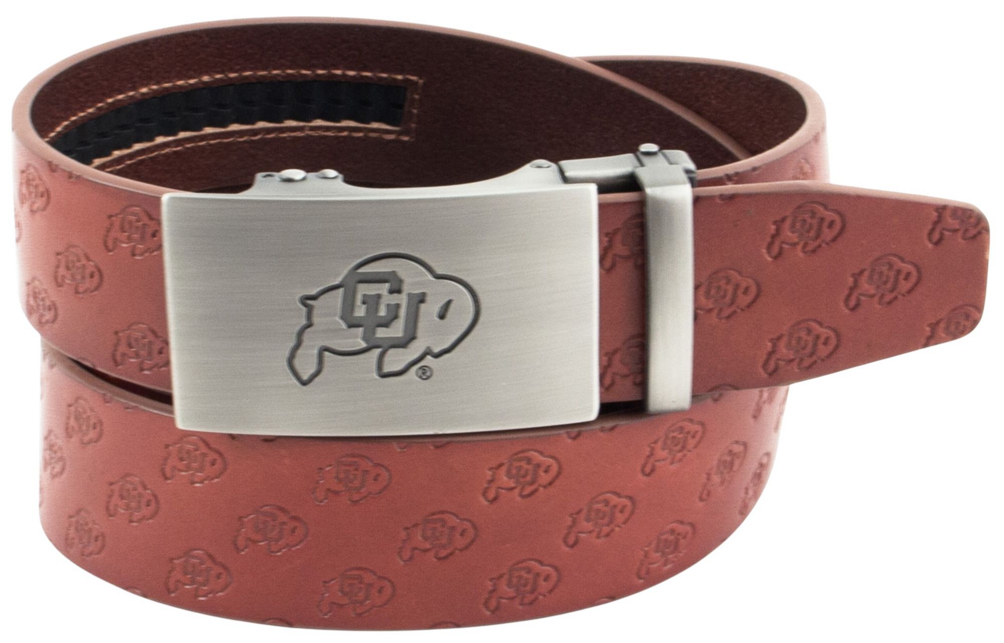 Eagles Wings Adult Colorado Buffaloes Brown Ratchet Belt