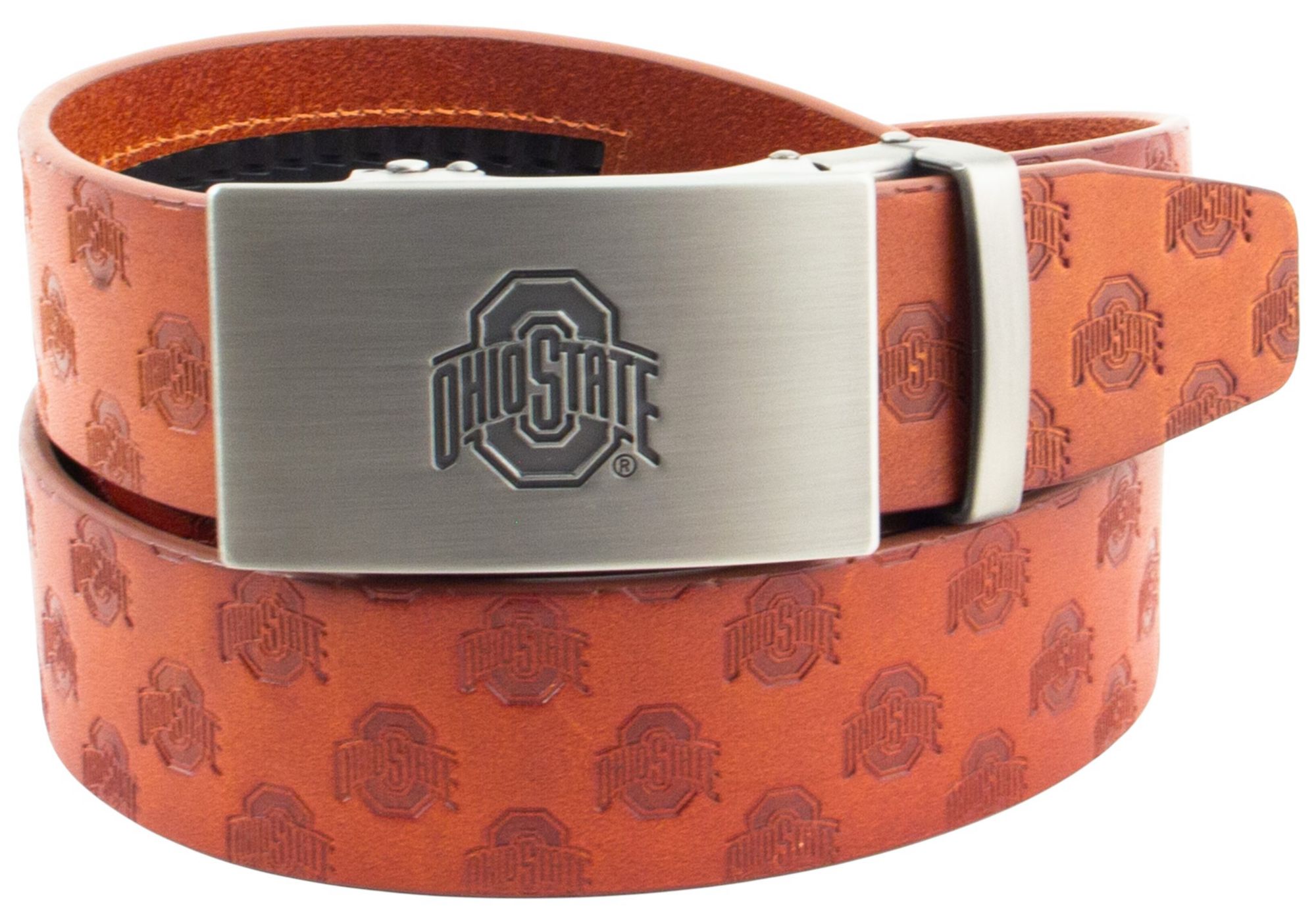 Eagles Wings Adult Ohio State Buckeyes Brown Ratchet Belt