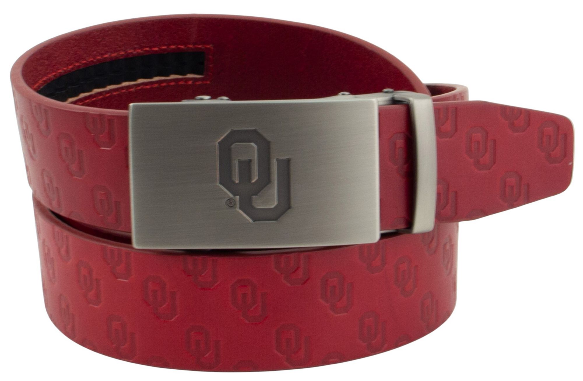 Eagles Wings Adult Oklahoma Sooners Red Ratchet Belt