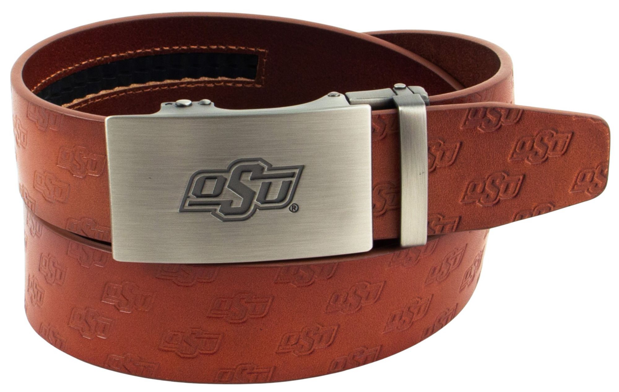 Eagles Wings Adult Oklahoma State Cowboys Brown Ratchet Belt