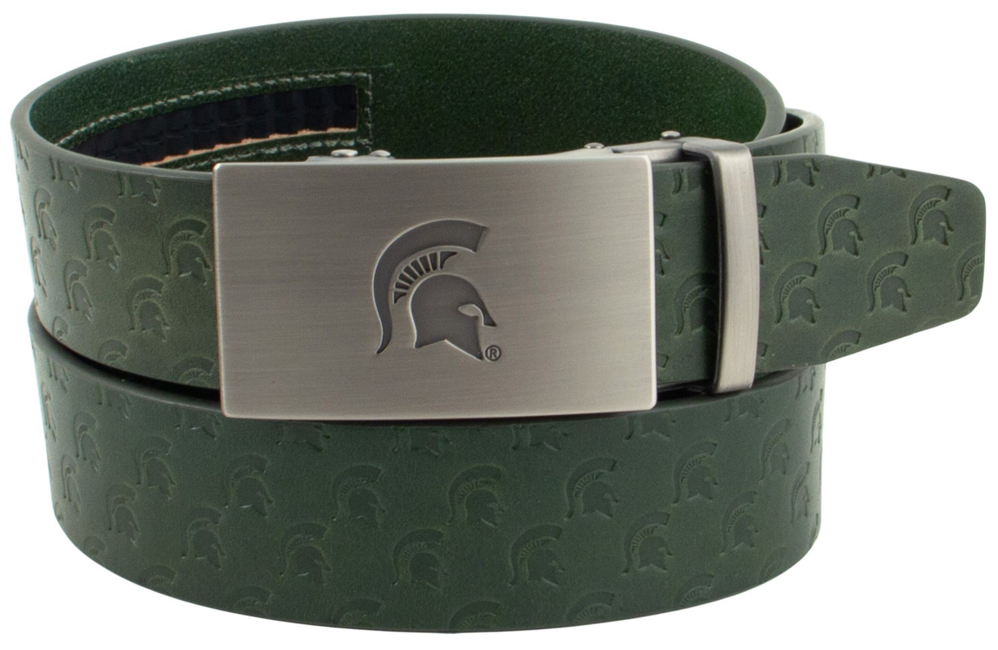 Eagles Wings Adult Michigan State Spartans Green Ratchet Belt
