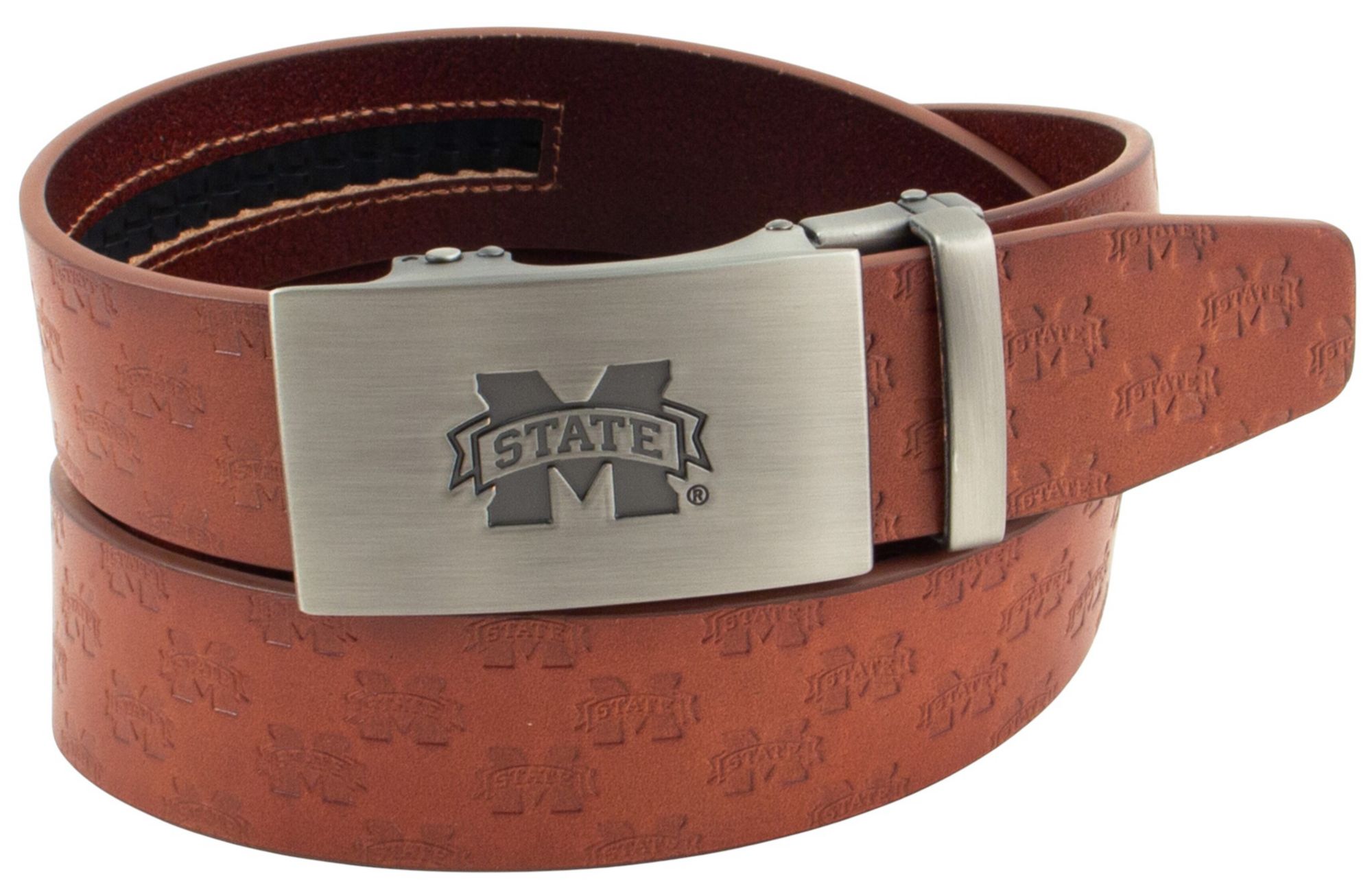 Eagles Wings Adult Mississippi State Bulldogs Brown Ratchet Belt