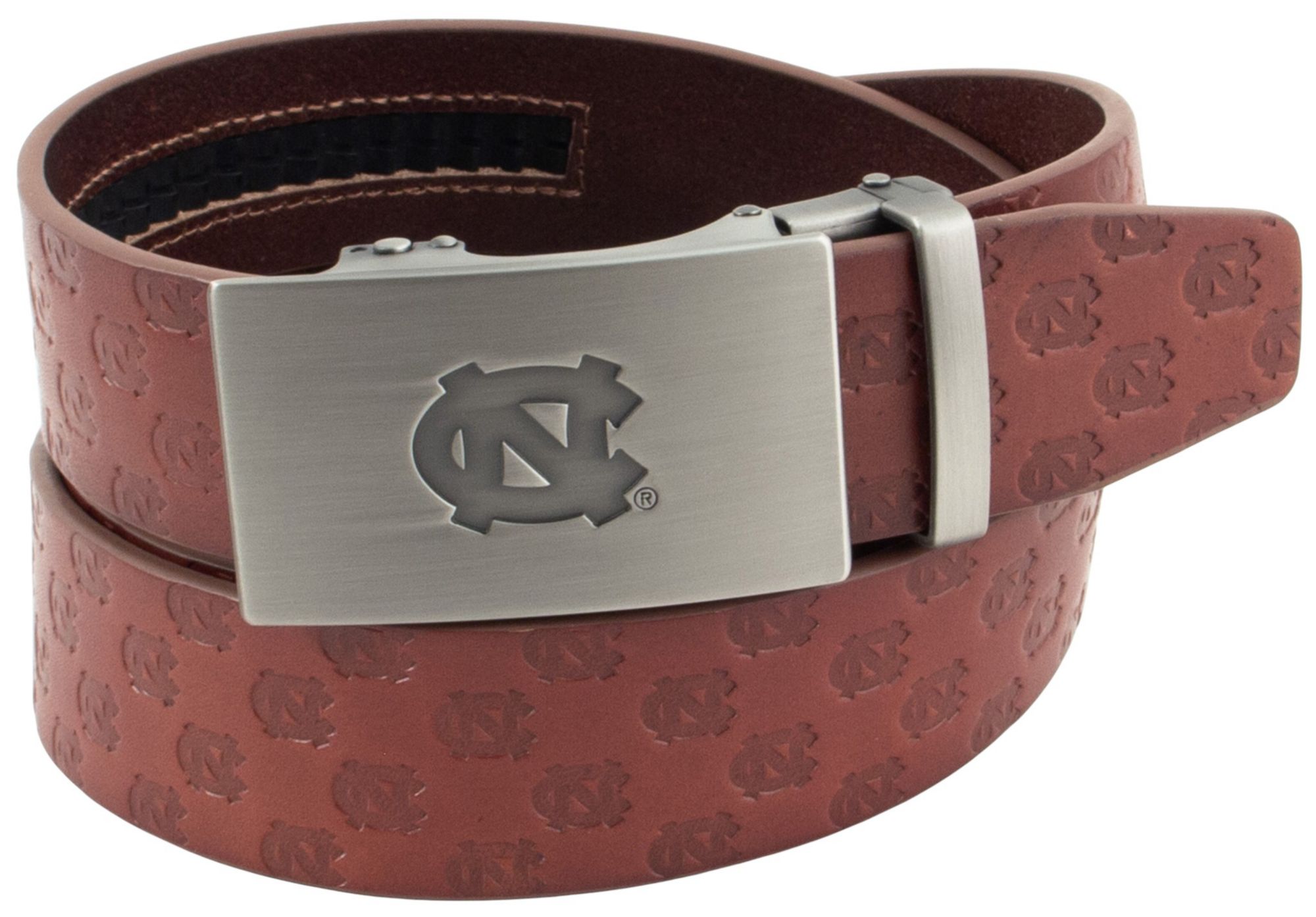 Eagles Wings Adult North Carolina Tar Heels Brown Ratchet Belt