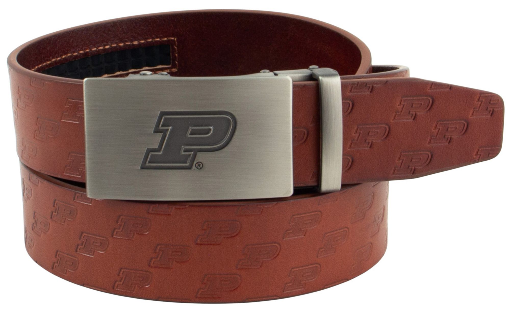 Eagles Wings Adult Purdue Boilermakers Brown Ratchet Belt