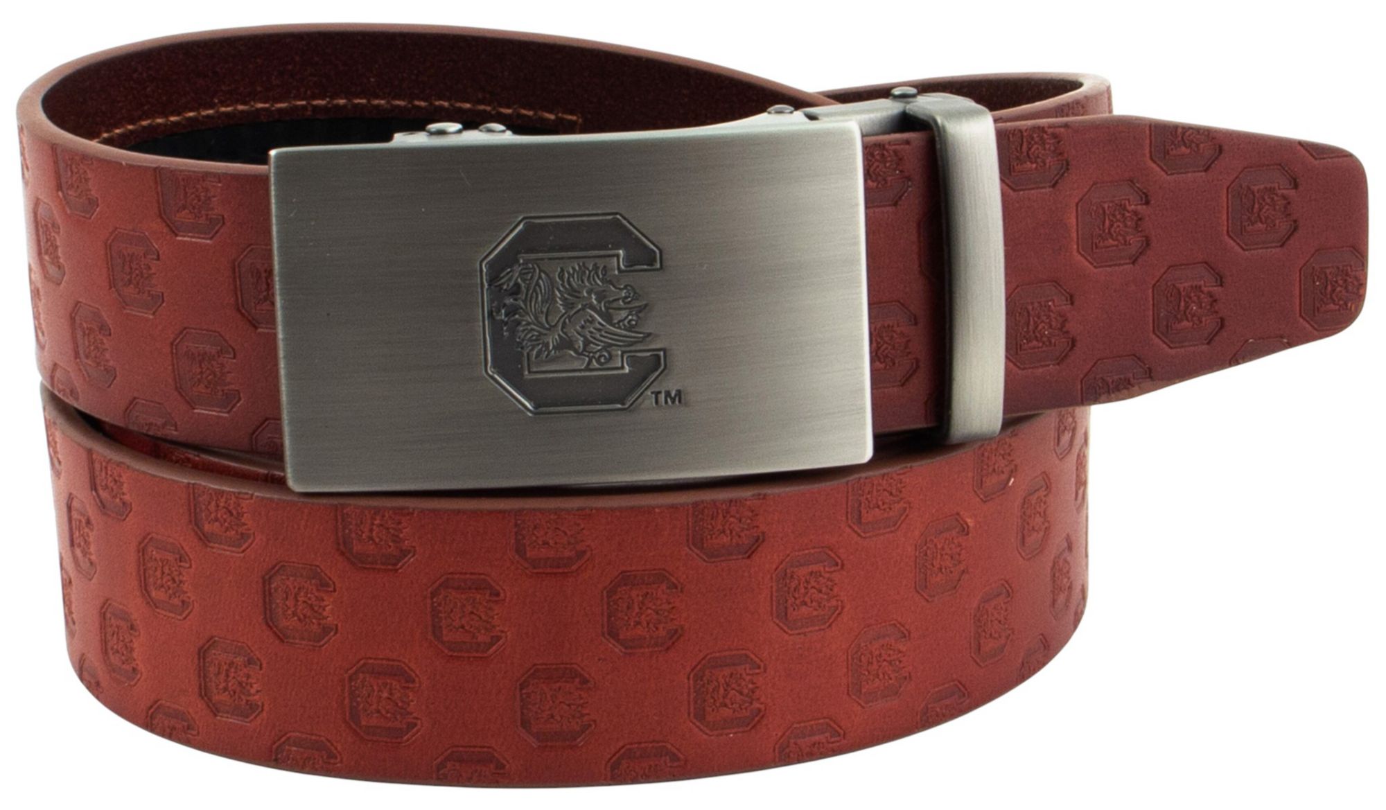 Eagles Wings Adult South Carolina Gamecocks Brown Ratchet Belt