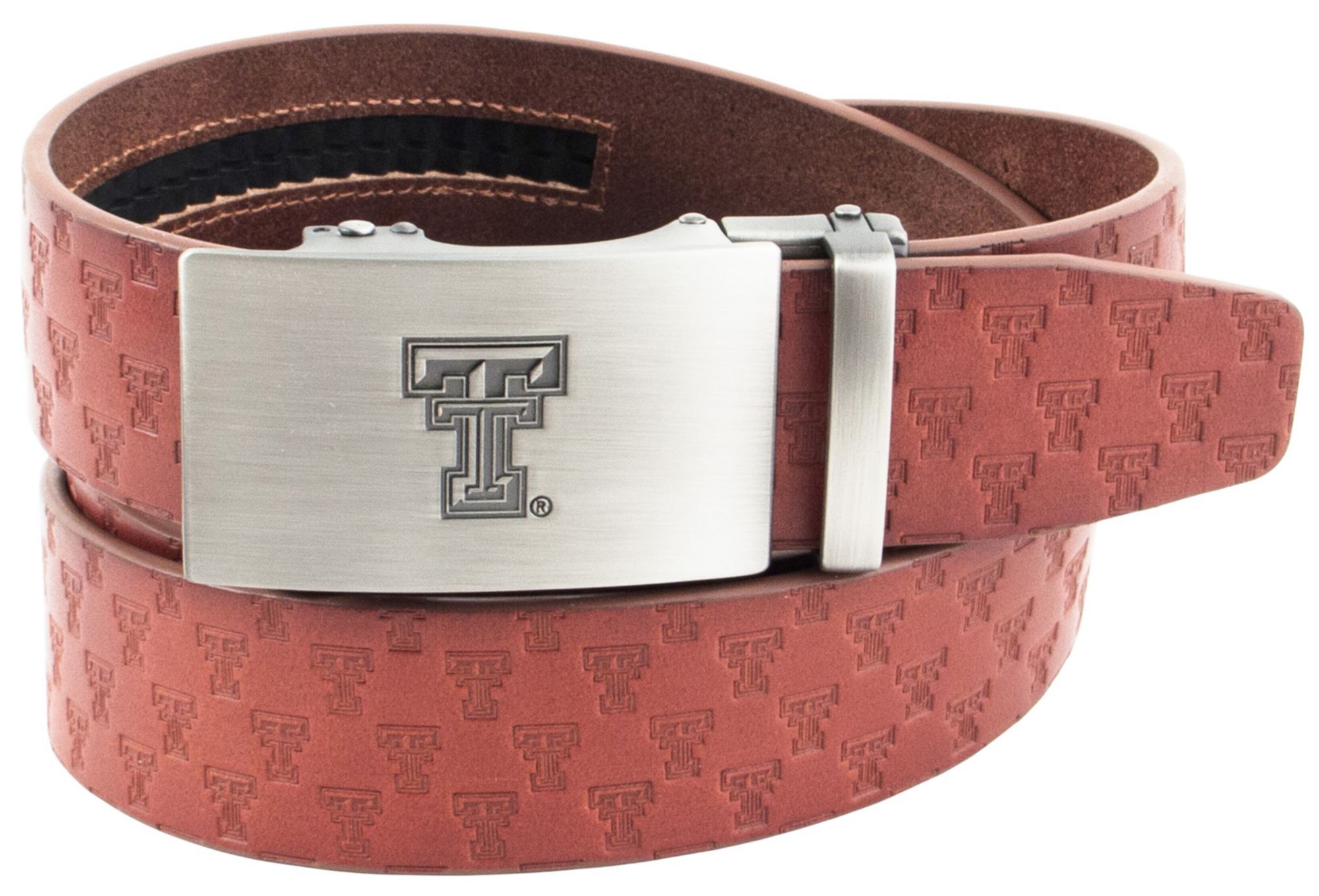 Eagles Wings Adult Texas Tech Red Raiders Brown Ratchet Belt
