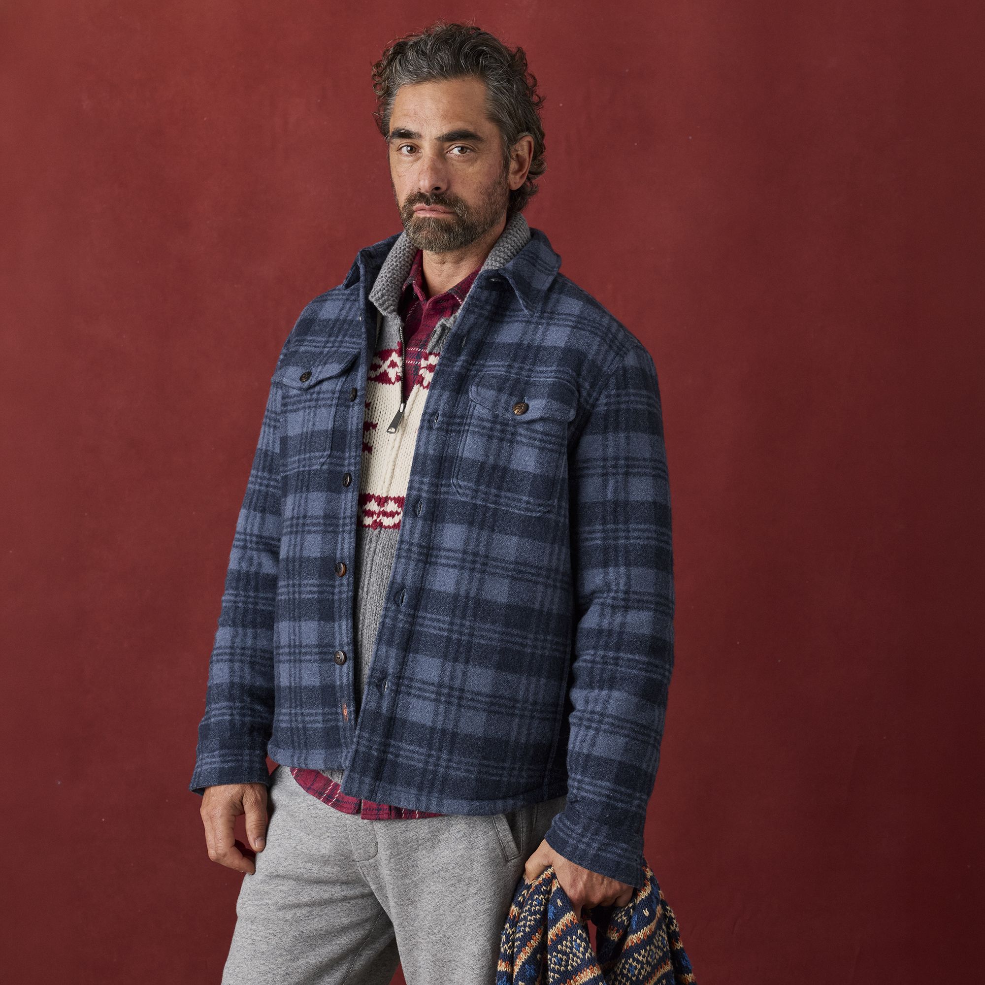 Deep Blue Plaid
