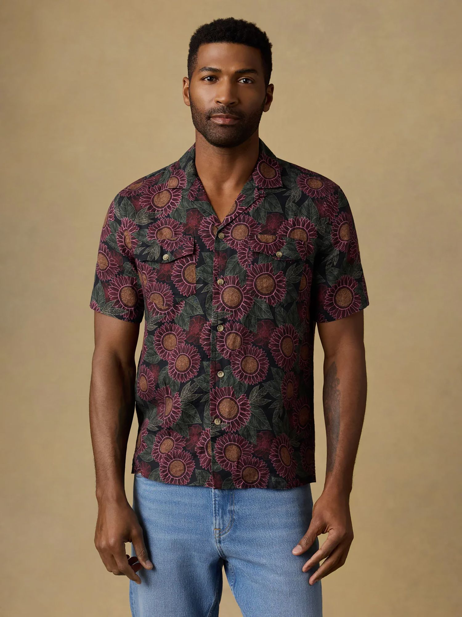Black Floral Road