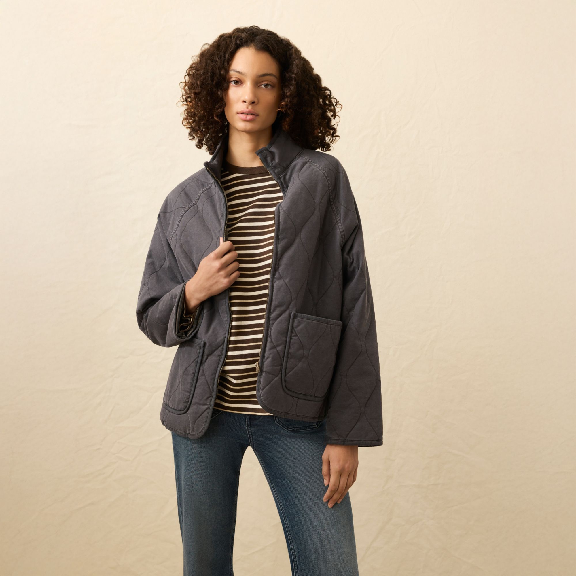 Faherty Women's Sunwashed Quilted Jacket