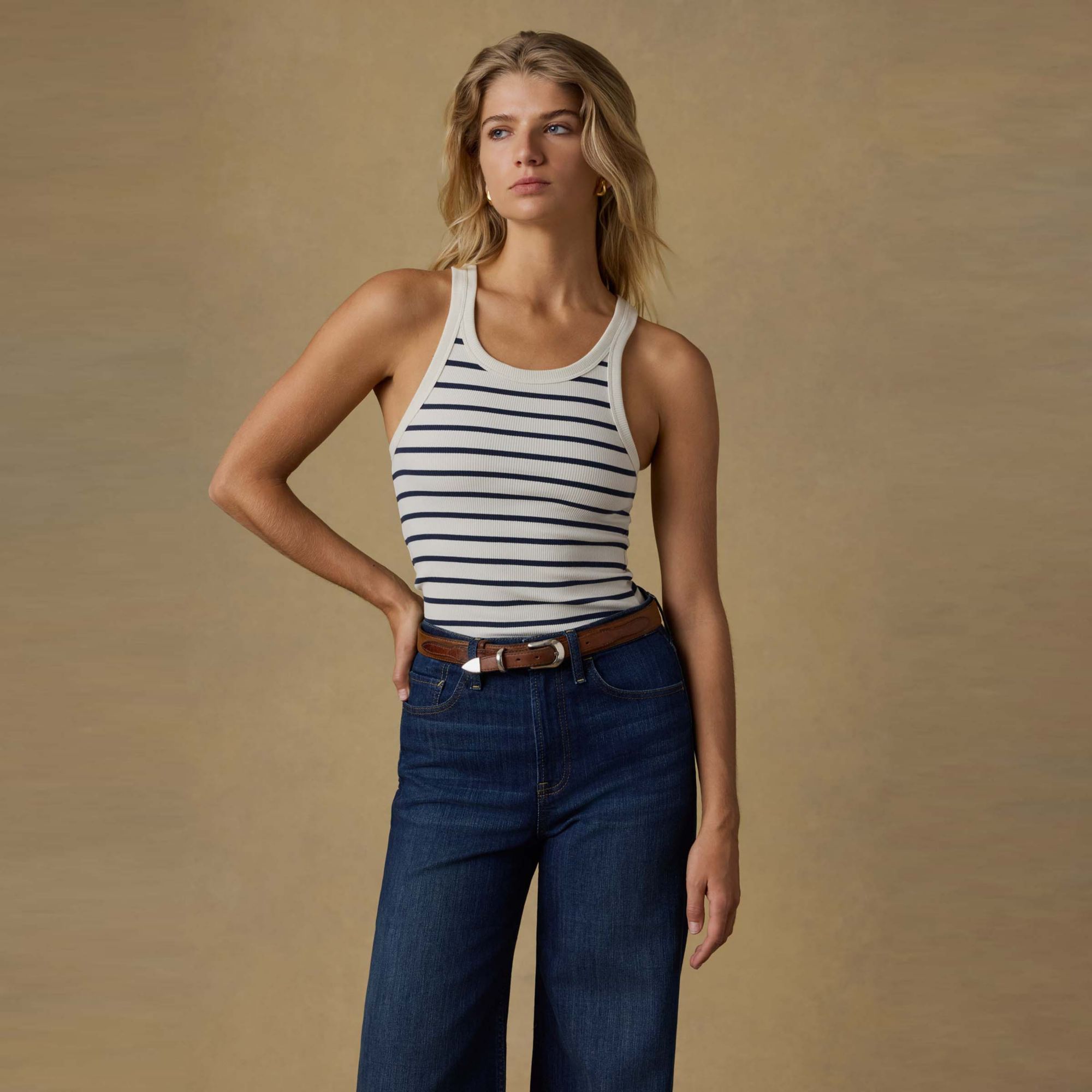 Faherty Women's Surfside Rib Tank