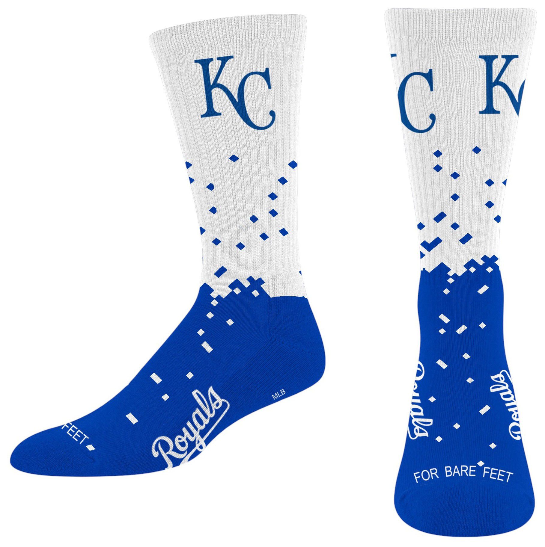 For Bare Feet Adult Kansas City Royals Socks