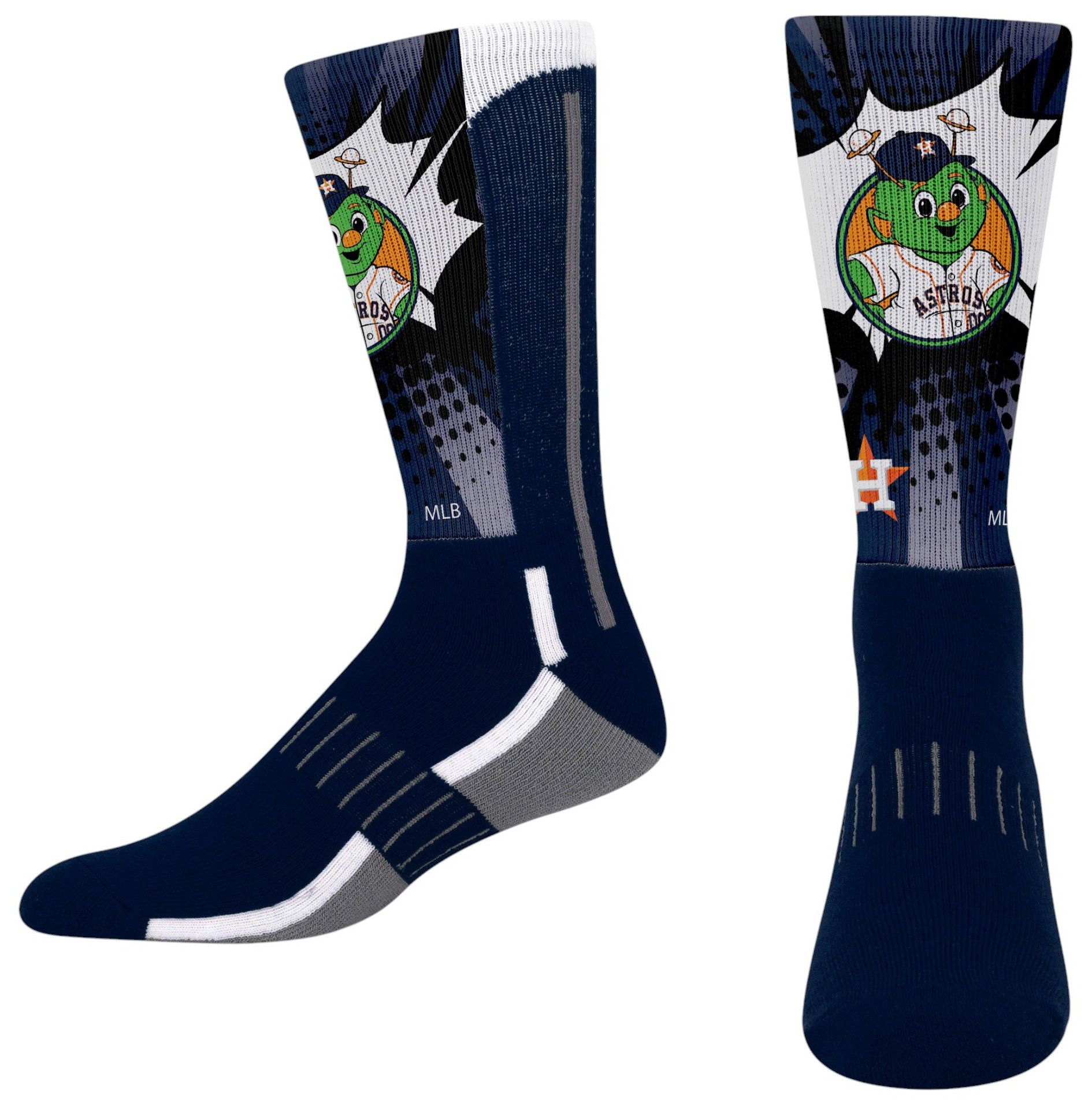 For Bare Feet Youth Houston Astros Mascot Kapow Socks