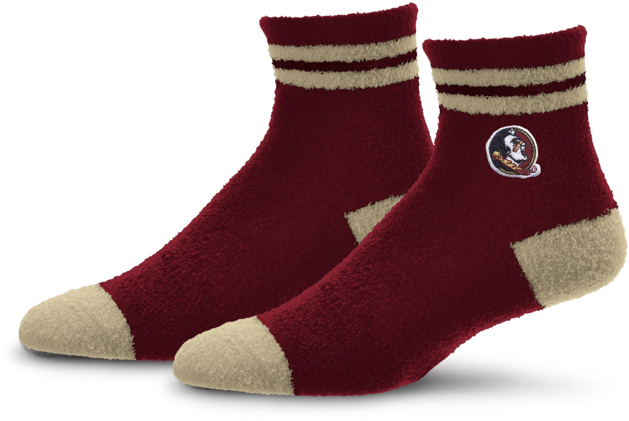 For Bare Feet Adult Florida State Seminoles Stripe Cozy Socks