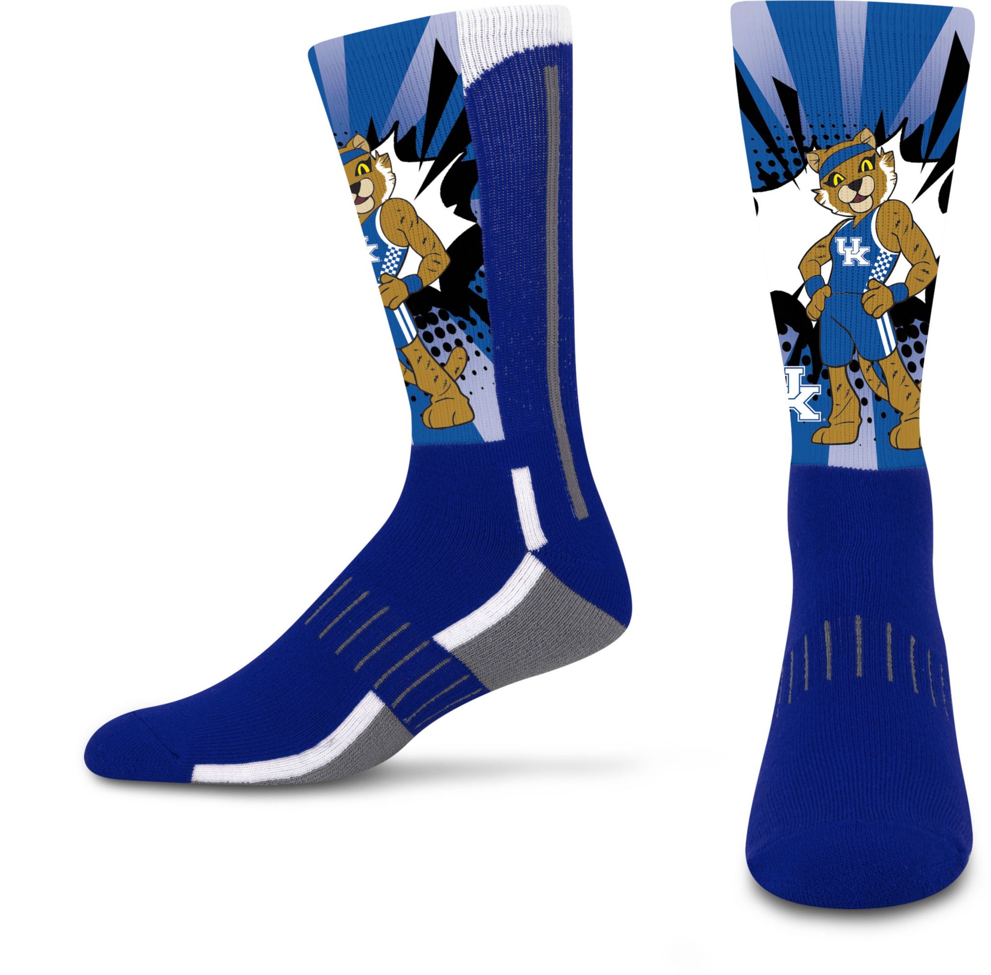 For Bare Feet Youth Kentucky Wildcats Mascot Socks