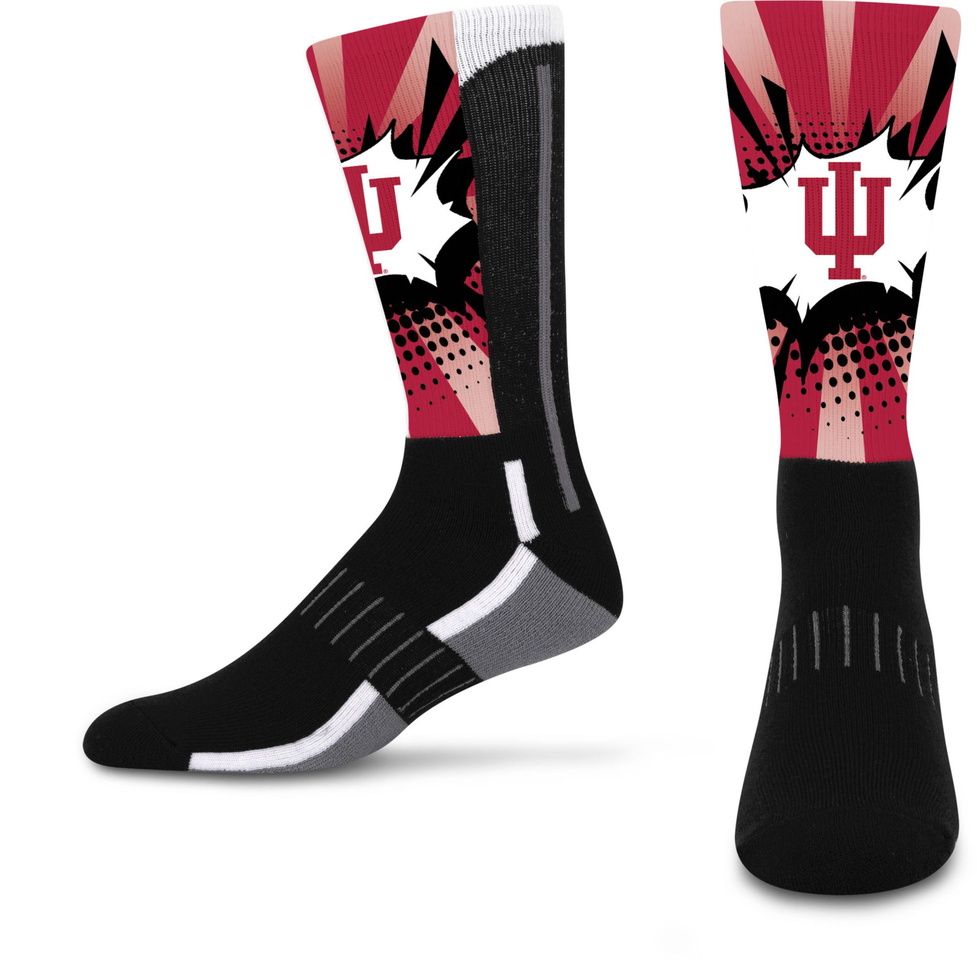 For Bare Feet Youth Indiana Hoosiers Mascot Socks