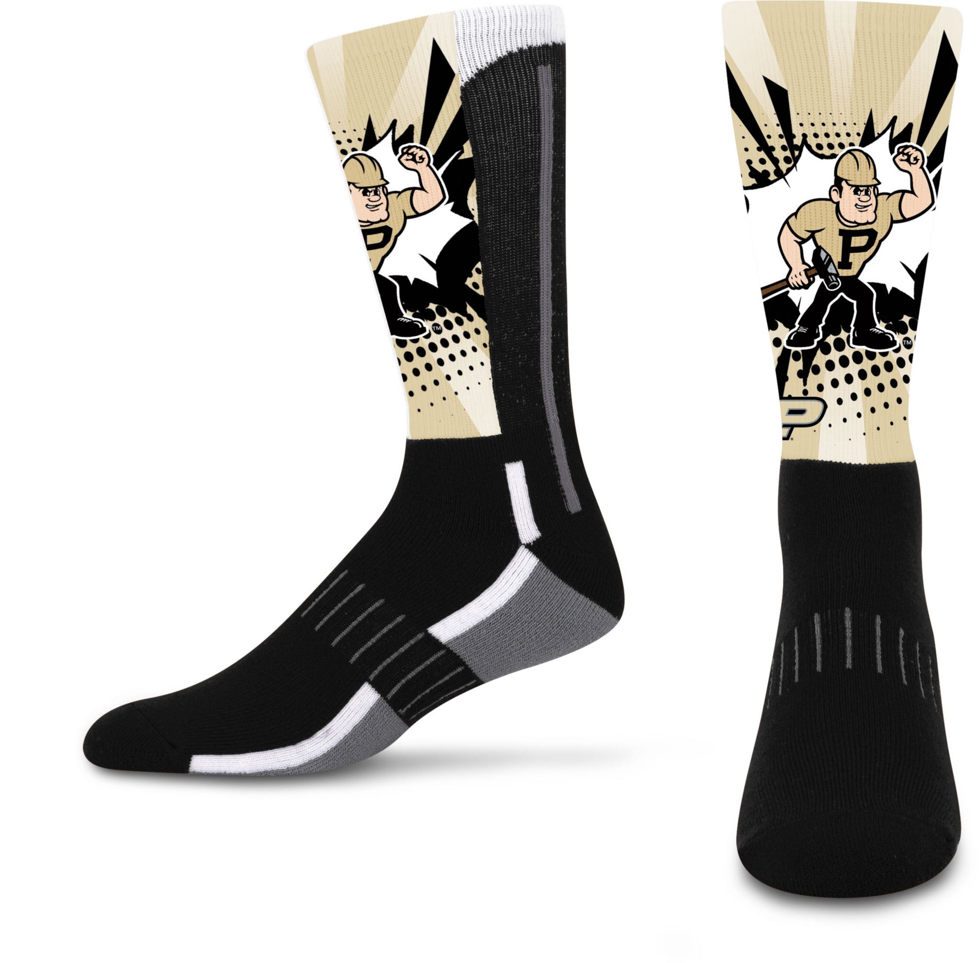 For Bare Feet Youth Purdue Boilermakers Mascot Socks