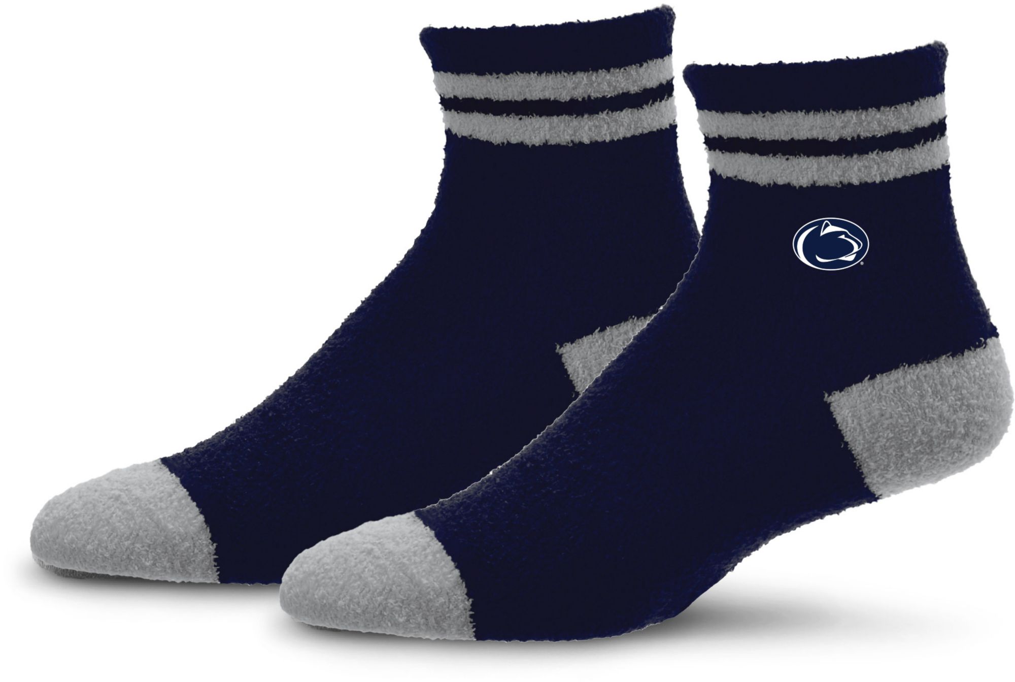 For Bare Feet Adult Penn State Nittany Lions Stripe Cozy Socks