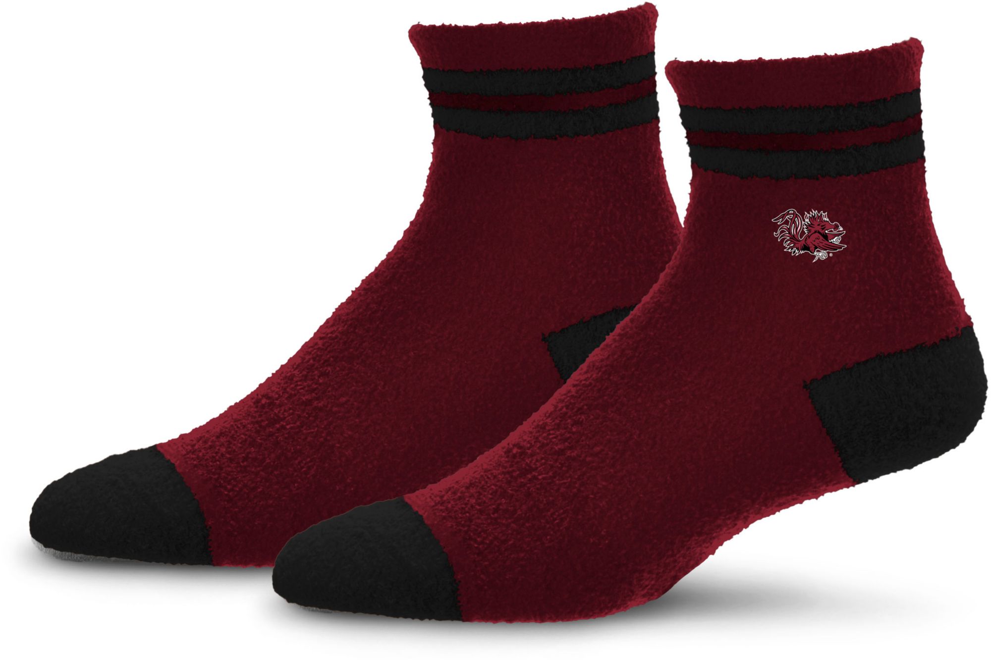 For Bare Feet Adult South Carolina Gamecocks Stripe Cozy Socks