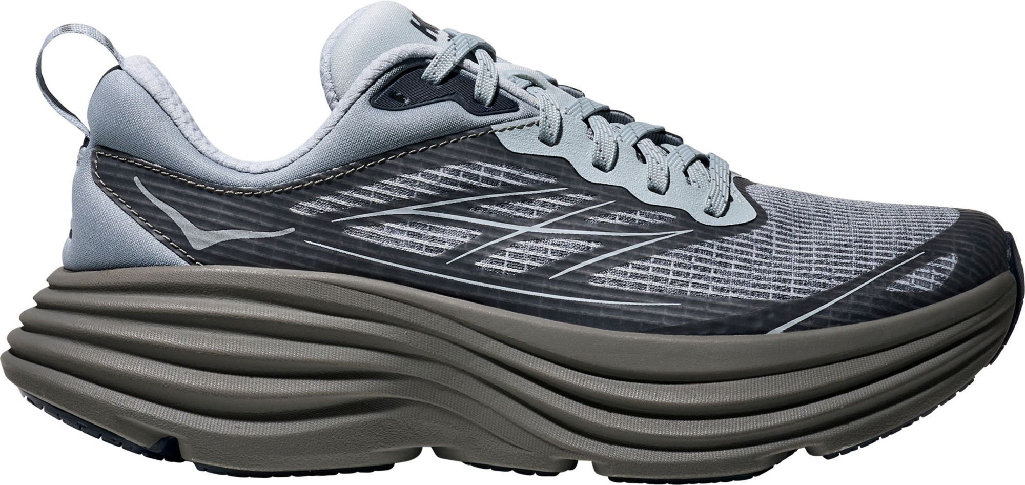 HOKA Men's Stealth/Tech Bondi 8 Caged Running Shoe