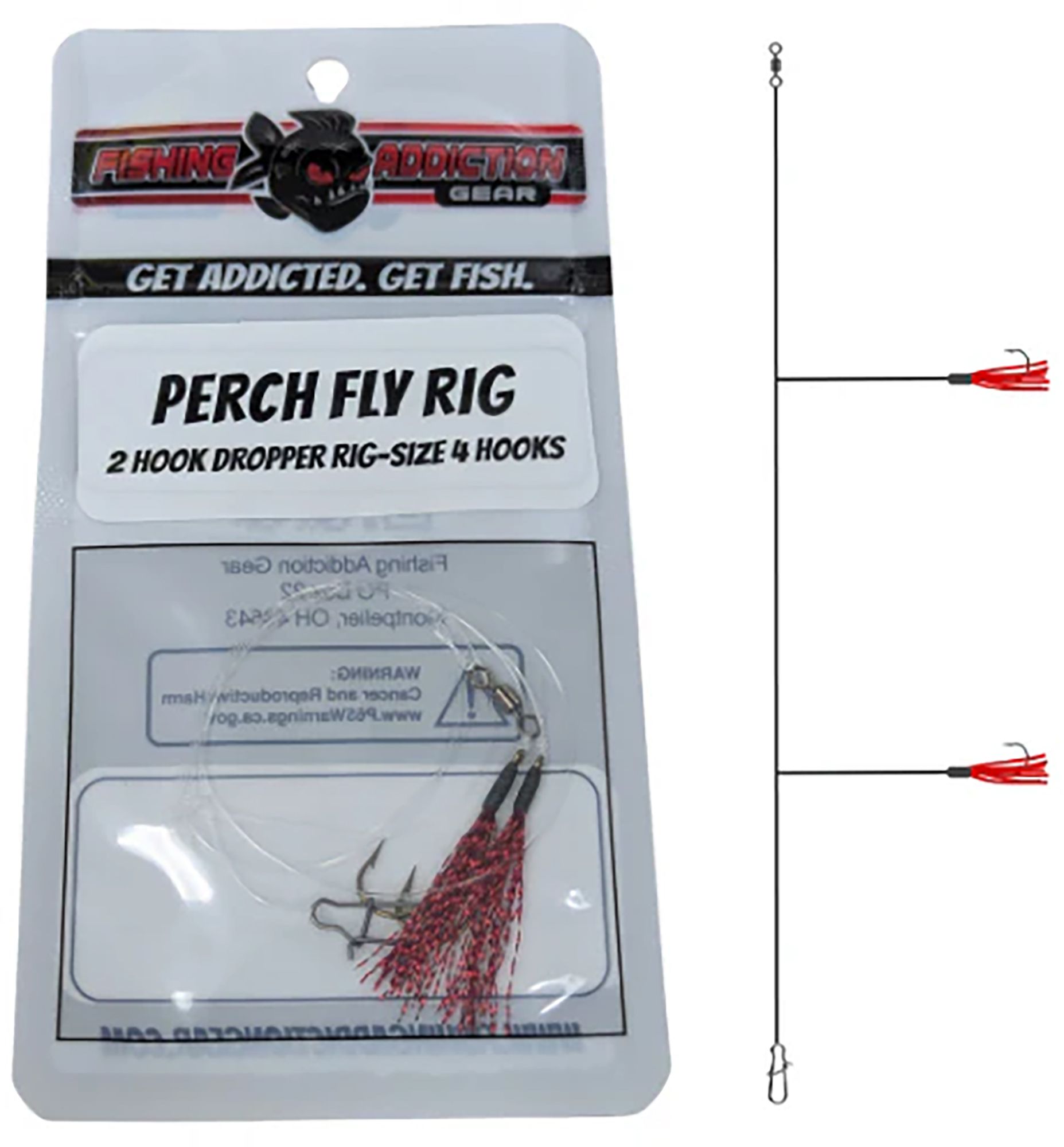 FISHING ADDICTION Perch Fly Rigs
