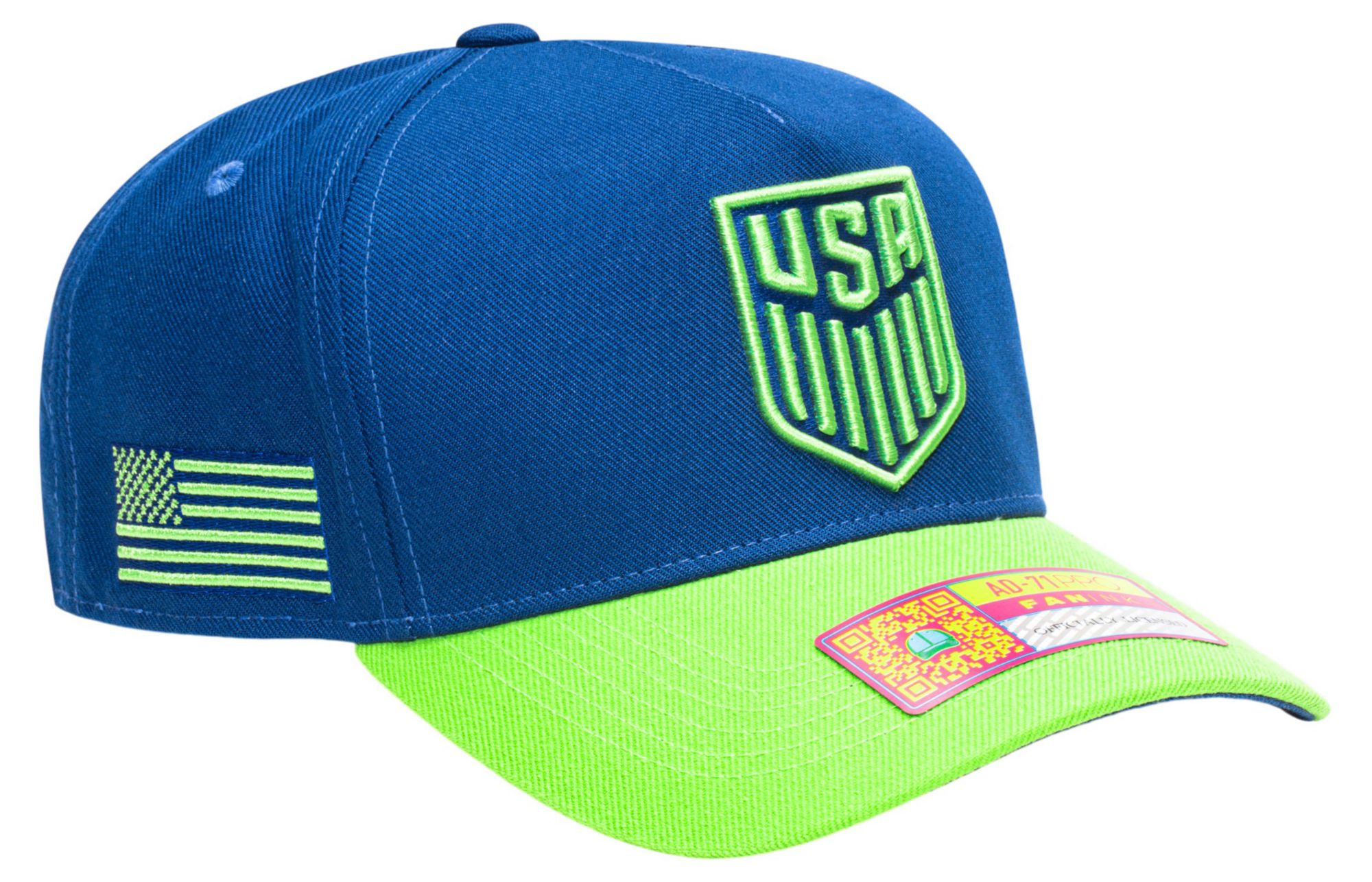 Fan Ink Adult USMNT 2026 Royal Blue City Pride Adjustable Hat