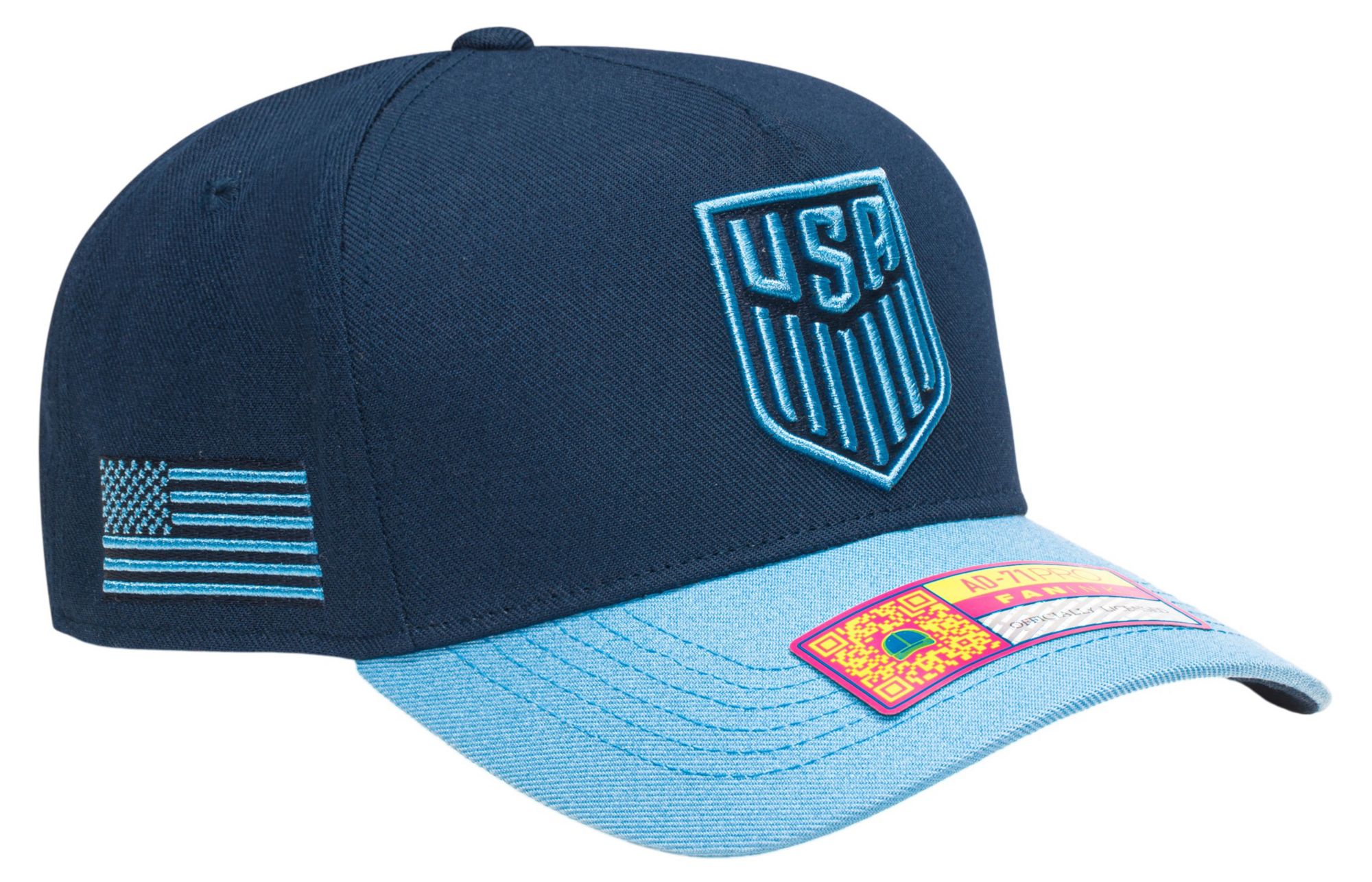 Fan Ink Adult USMNT 2026 Navy City Pride Adjustable Hat