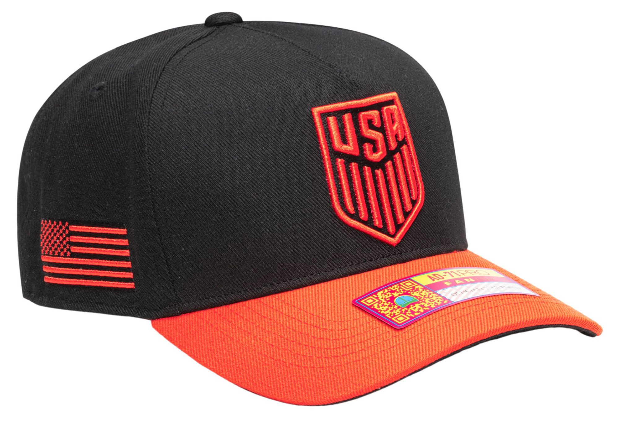 Fan Ink Adult USMNT 2026 Black City Pride Adjustable Hat