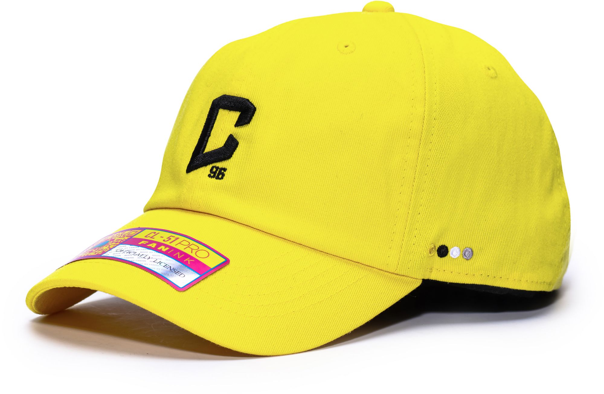 Fan Ink Men's Columbus Crew Yellow Bamboo Slouch Adjustable Hat
