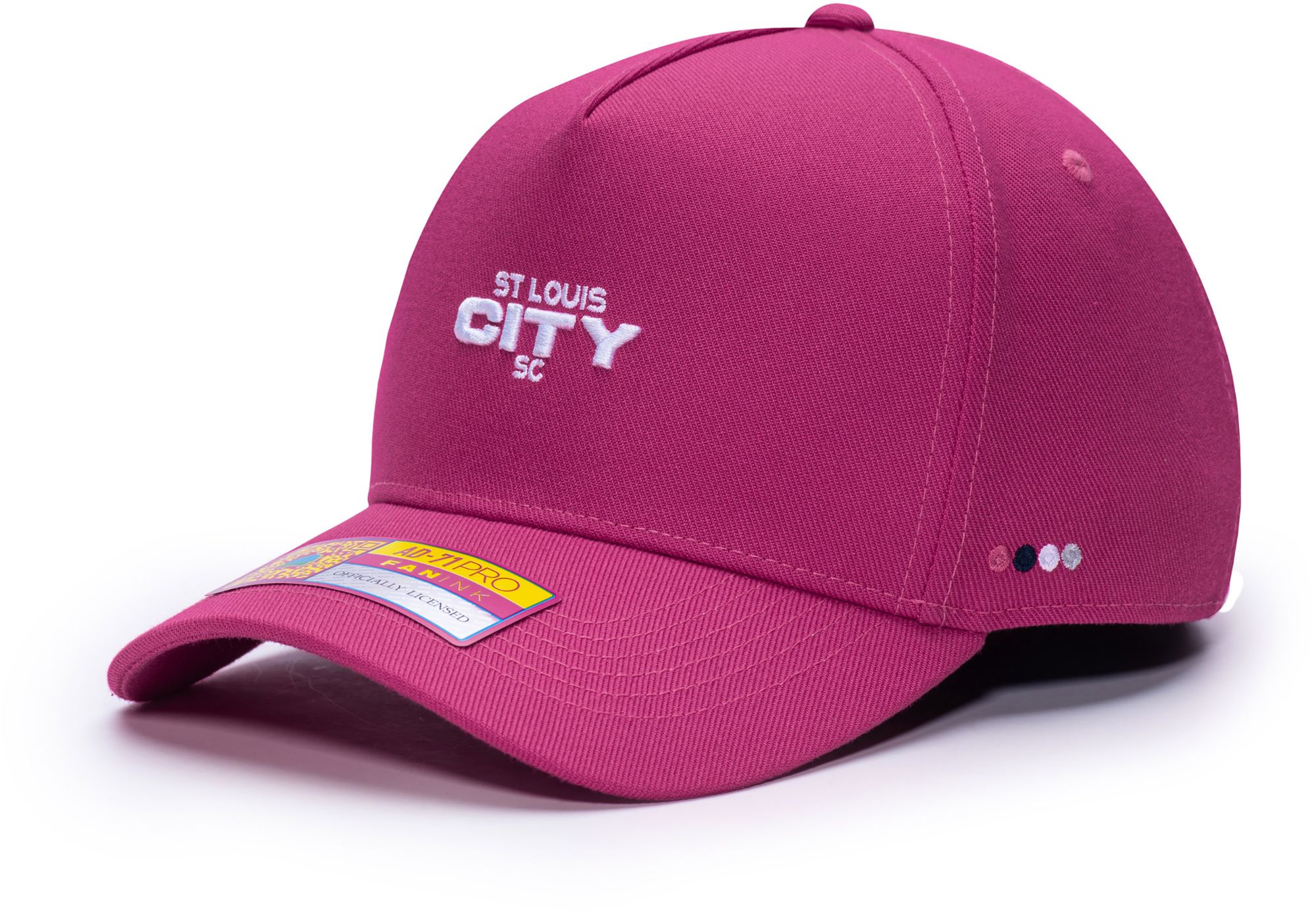 Fan Ink Men's St. Louis FC Red Maverick Adjustable Trucker Hat