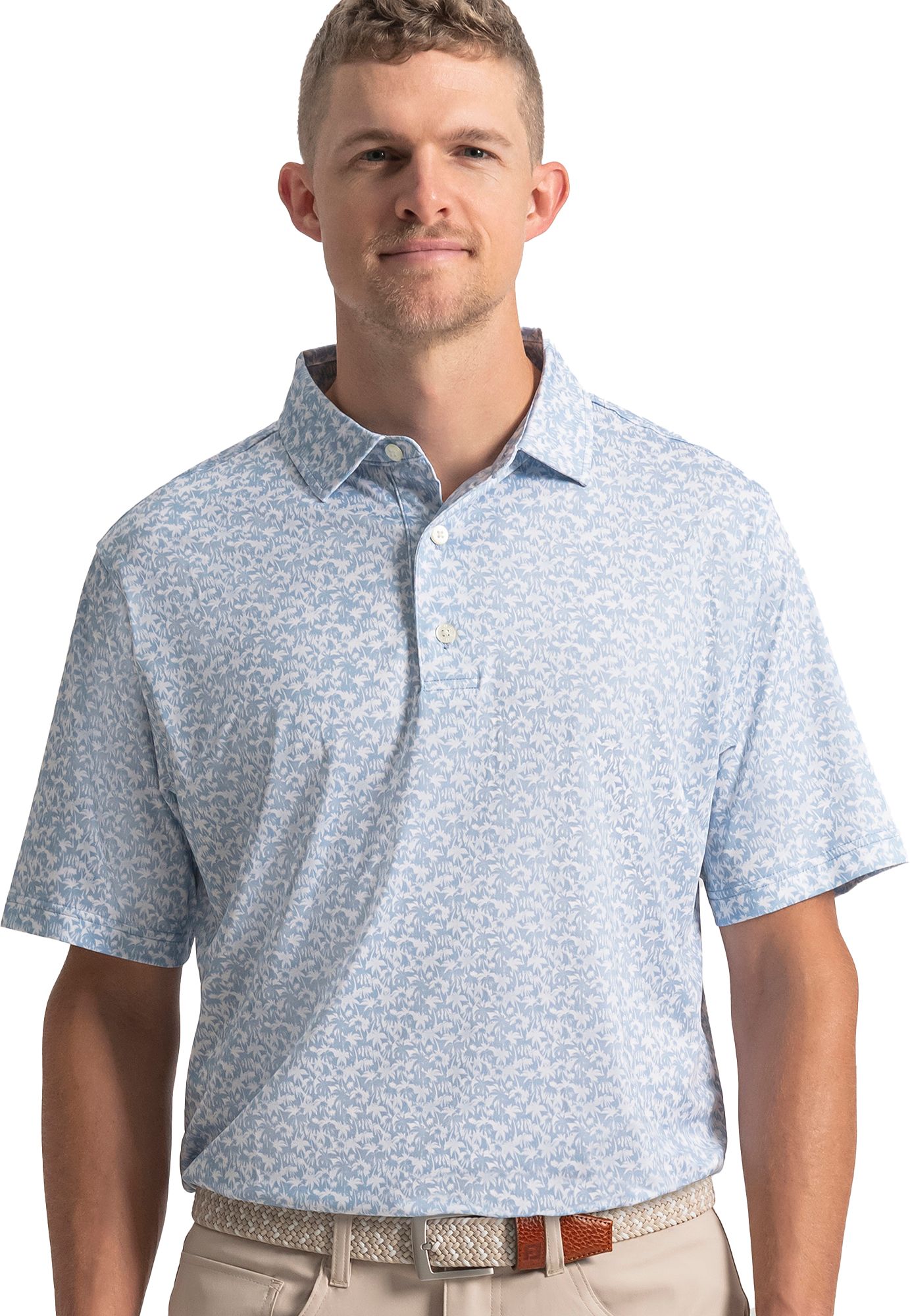 Chambray/White