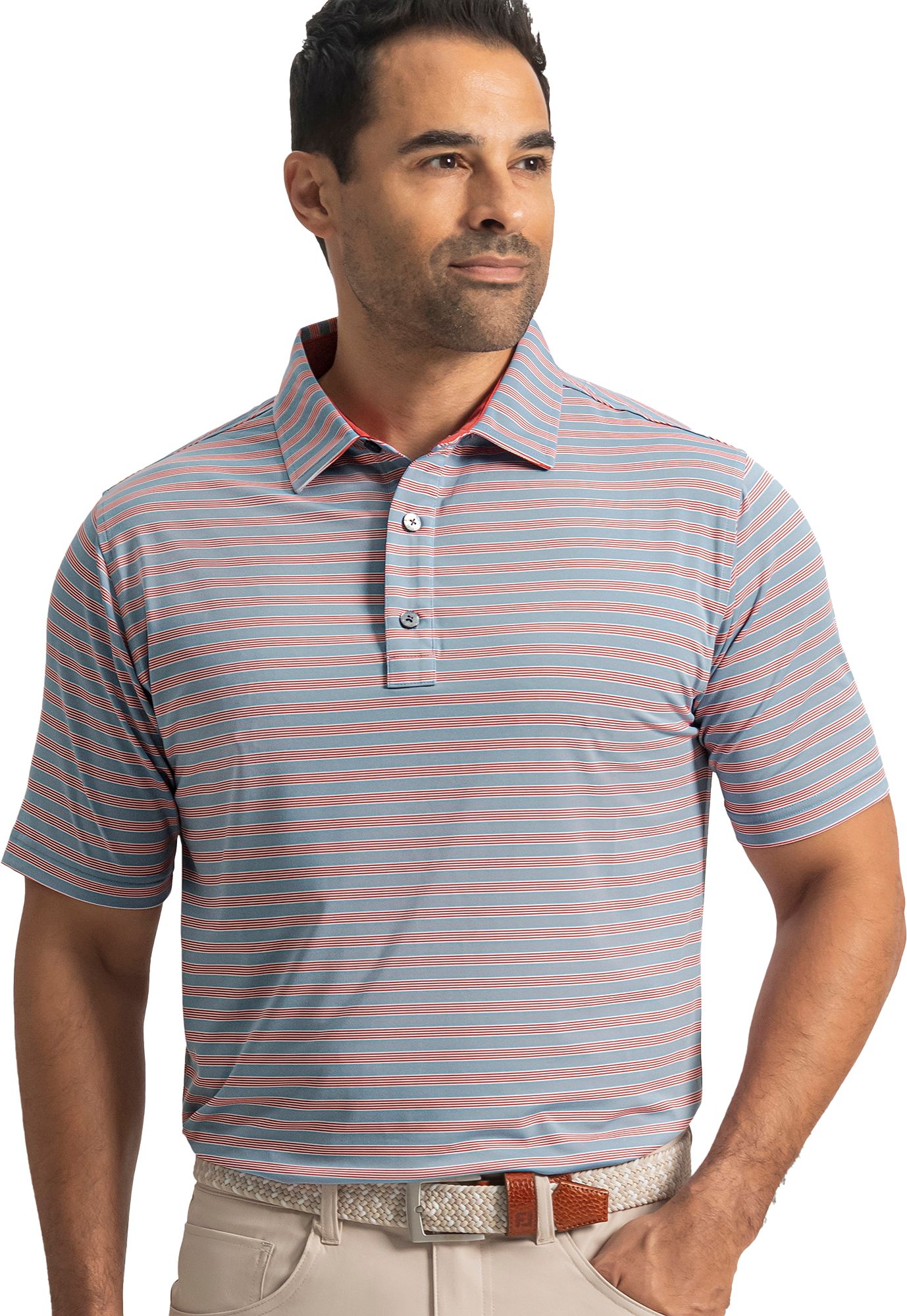 Chambray/Nantucket Red/White