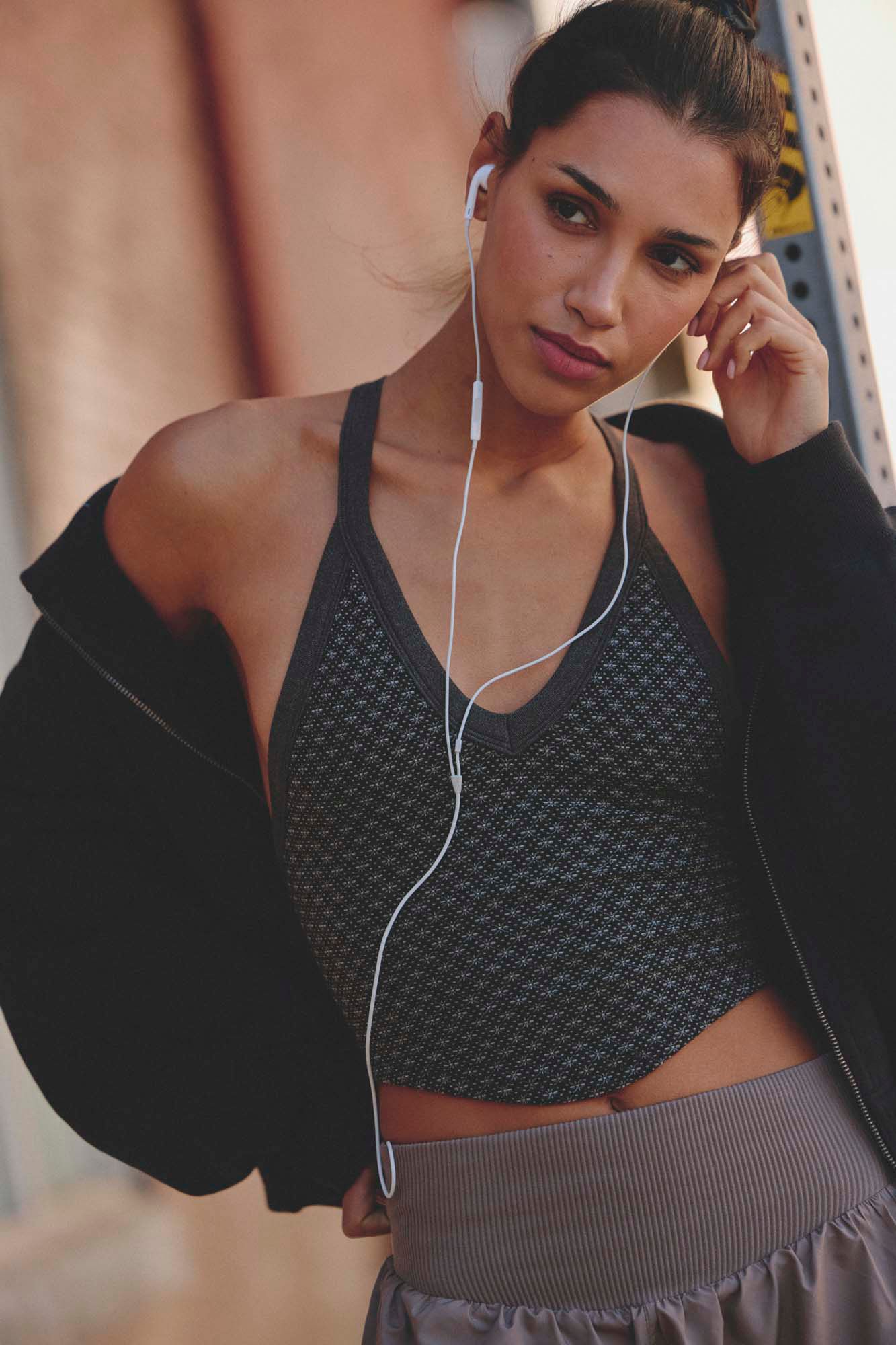 FP Movement Women's All Clear V Neck Jacquard Cami