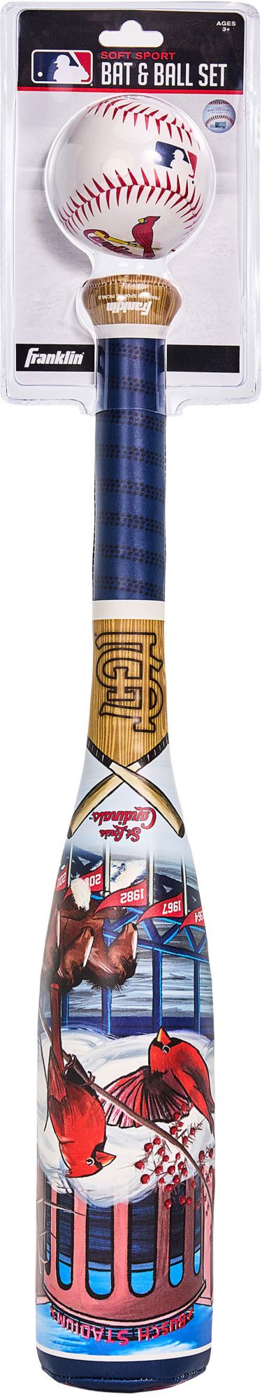 Franklin St. Louis Cardinals Club Culture Soft Bat and Ball Set