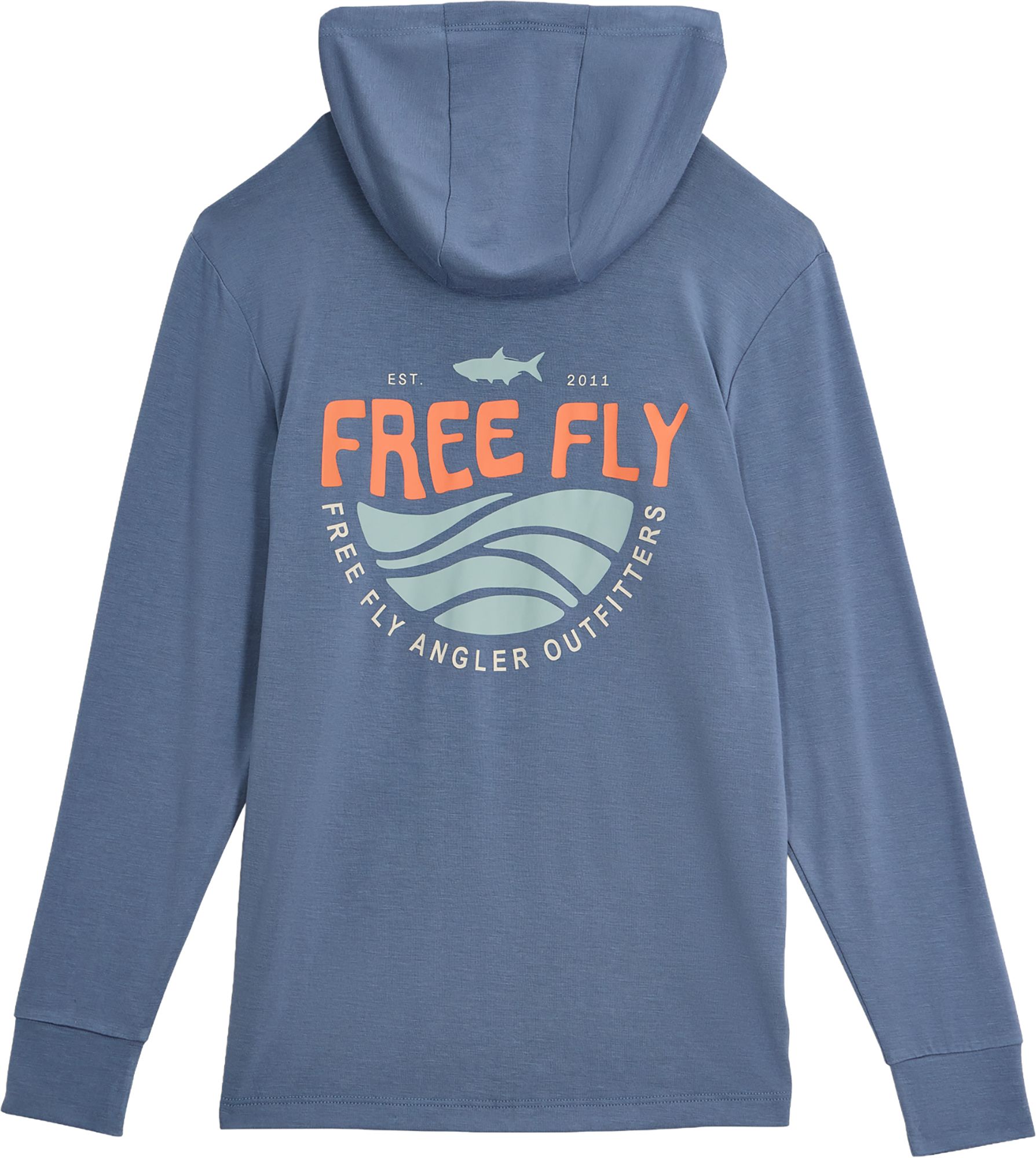 Free Fly Kids' Bamboo Shade Graphic Hoodie
