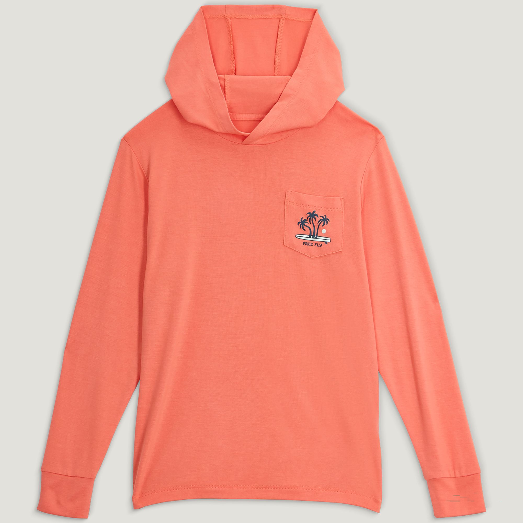 Free Fly Youth Bamboo Shade Graphic Hoodie