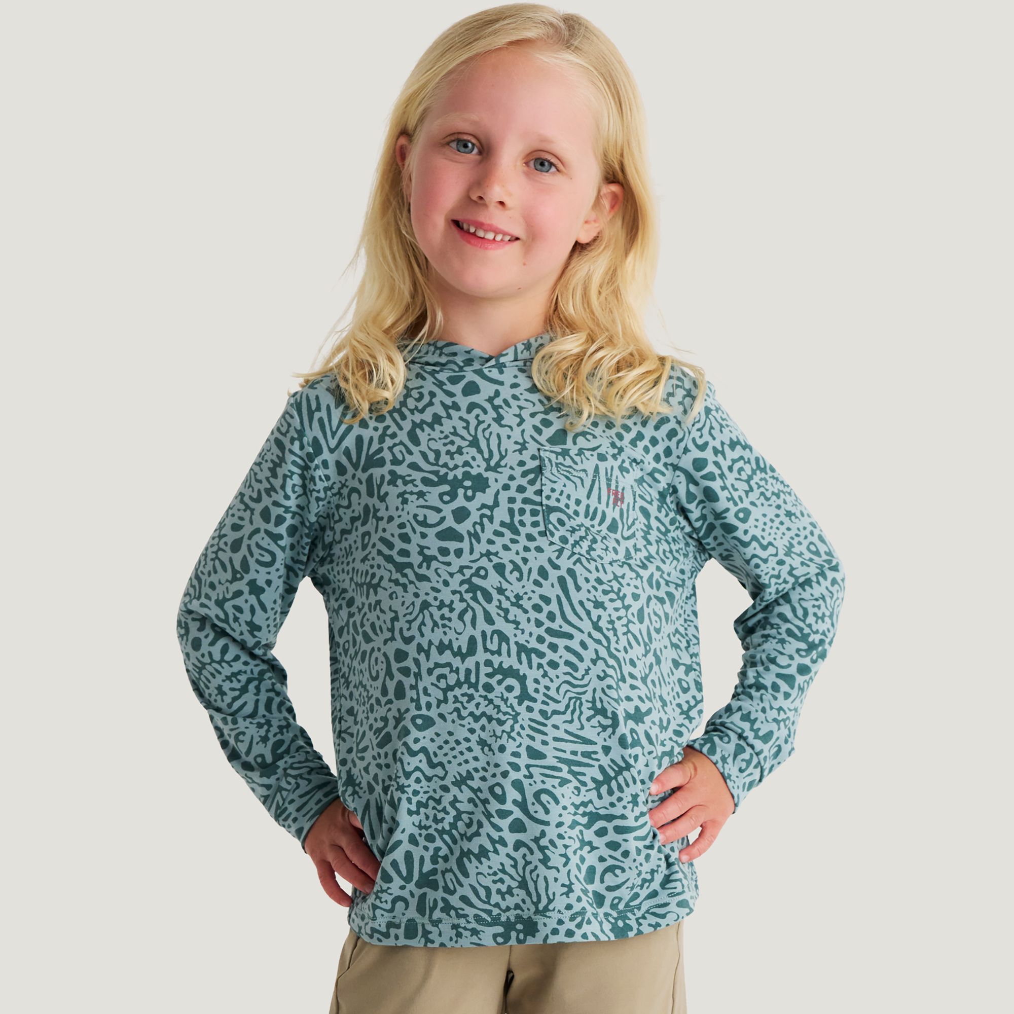 Free Fly Kids' Bamboo Shade Hoodie