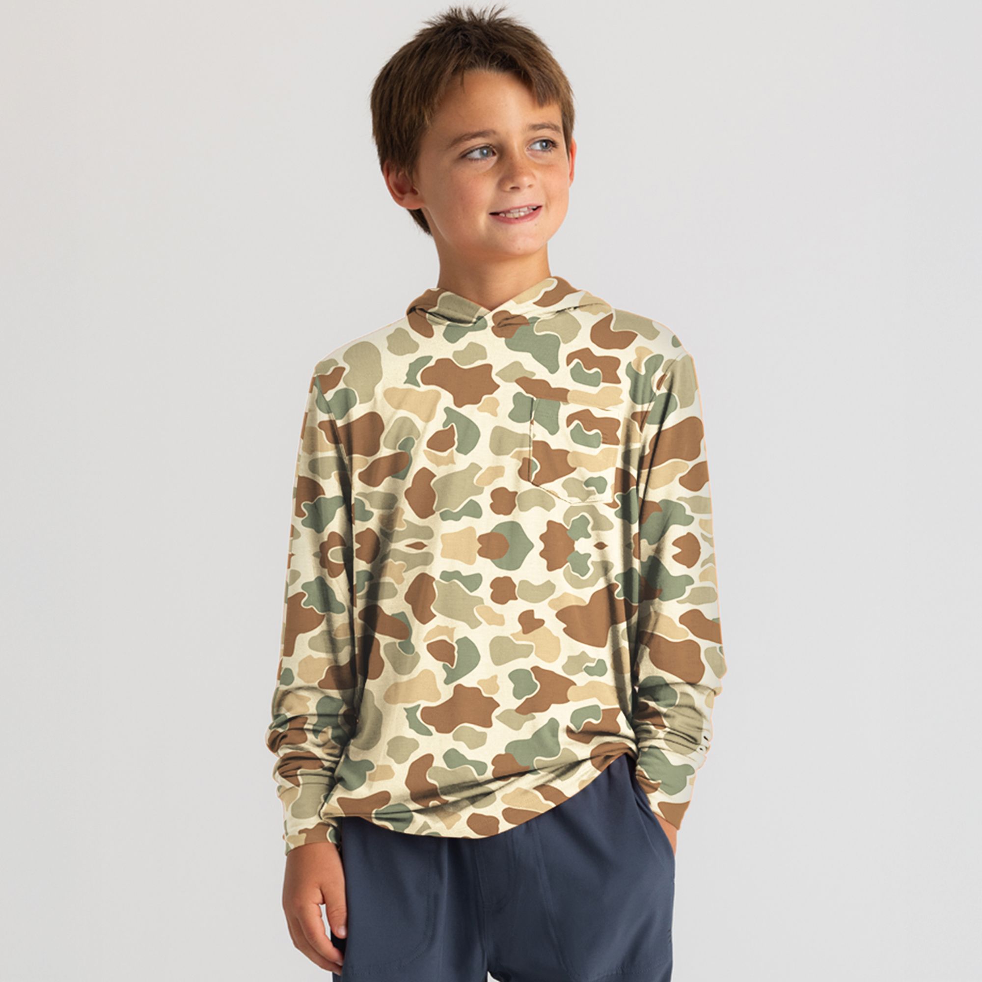 Free Fly Youth Bamboo Shade Hoodie