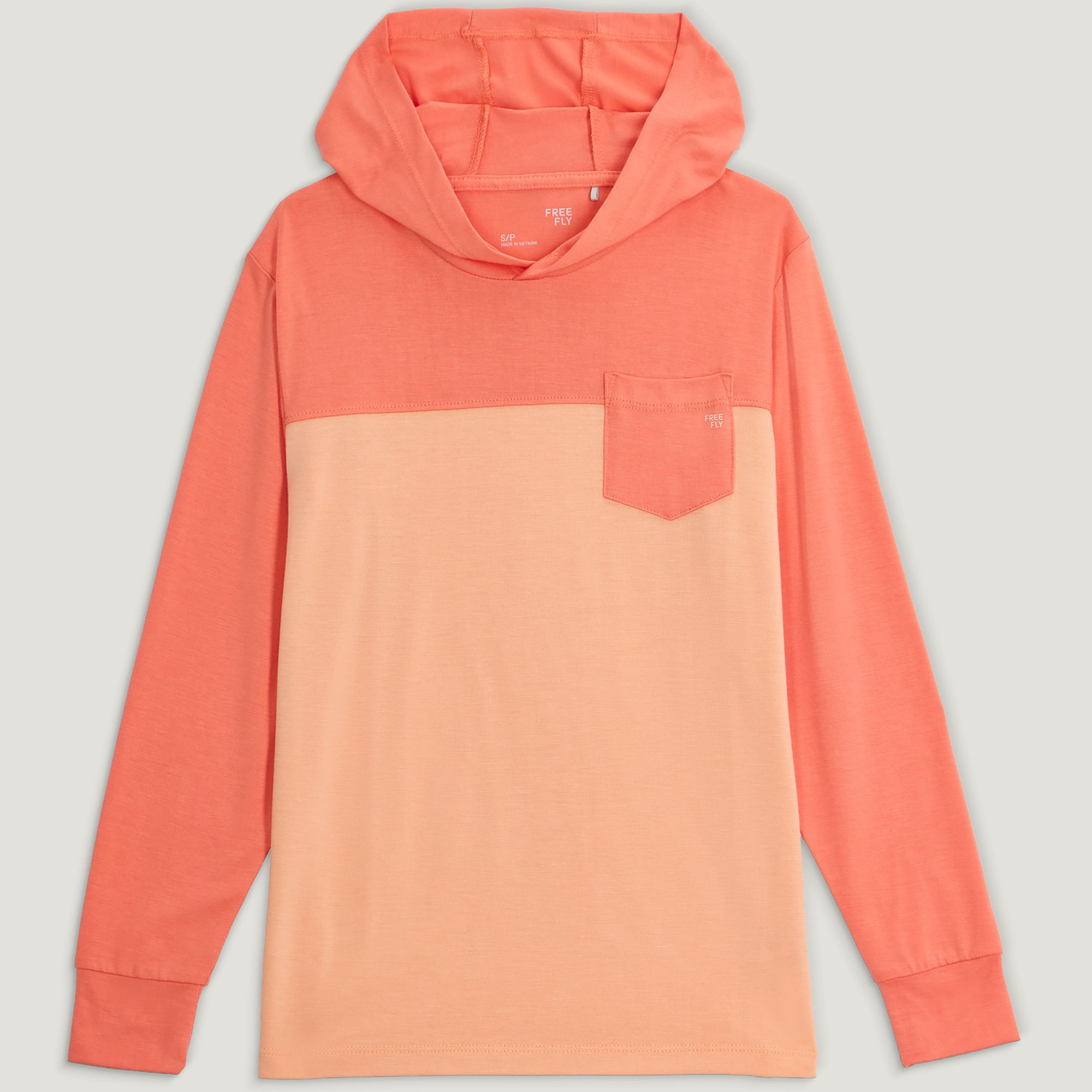 Free Fly Youth Colorblock Bamboo Shade Hoodie