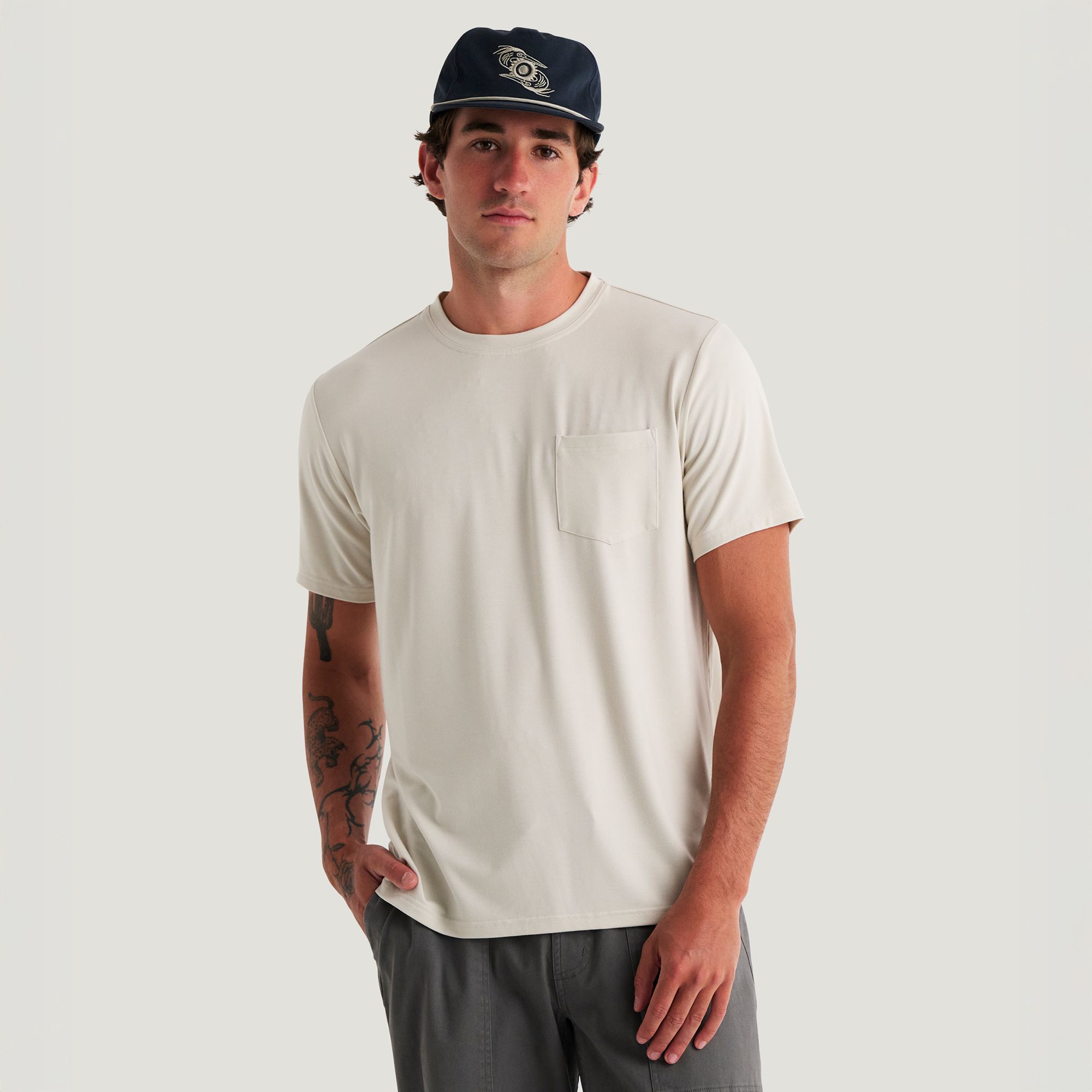 Free Fly Men's Bamboo Flex Pocket T-Shirt
