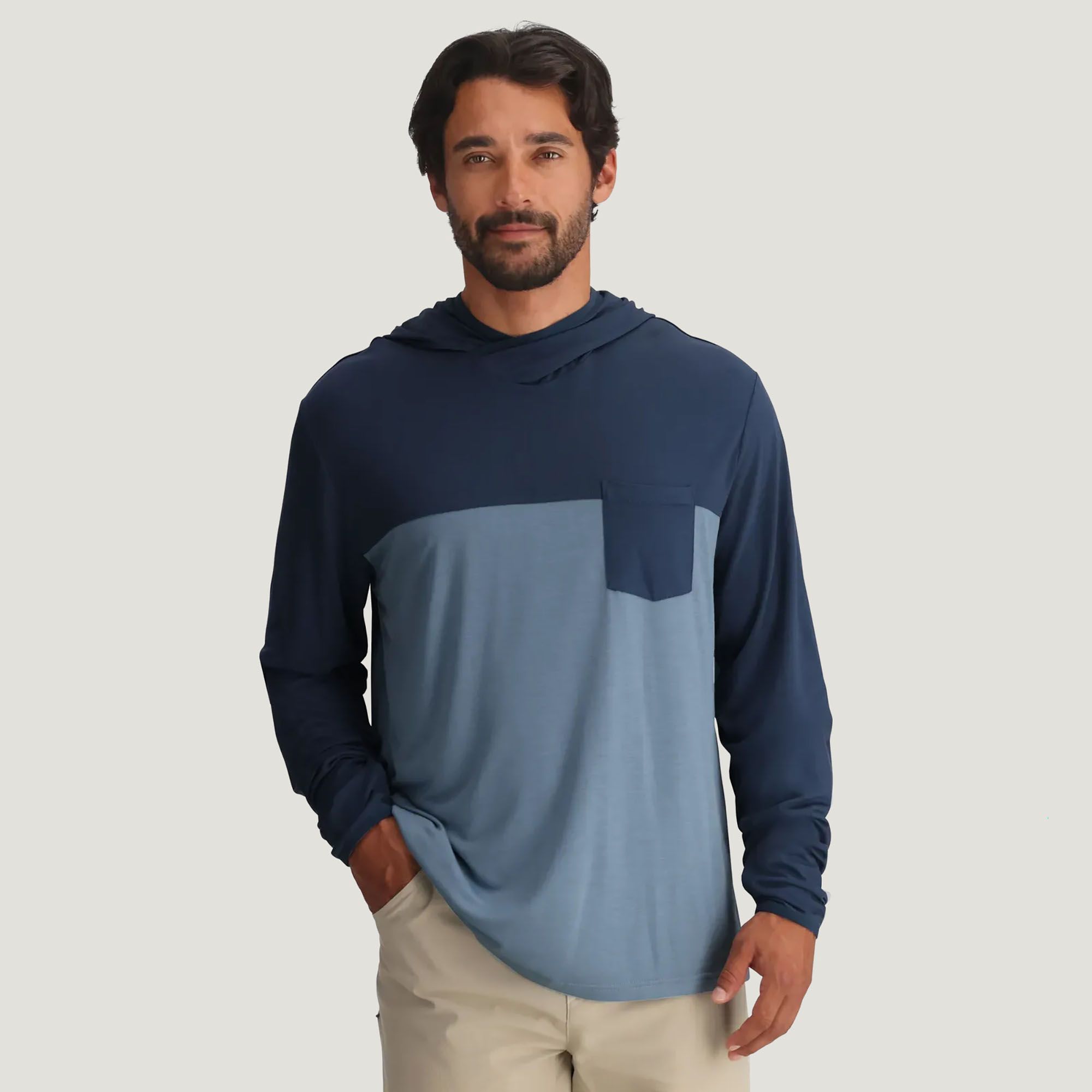 Free Fly Men's Bamboo Hybrid Hoodie