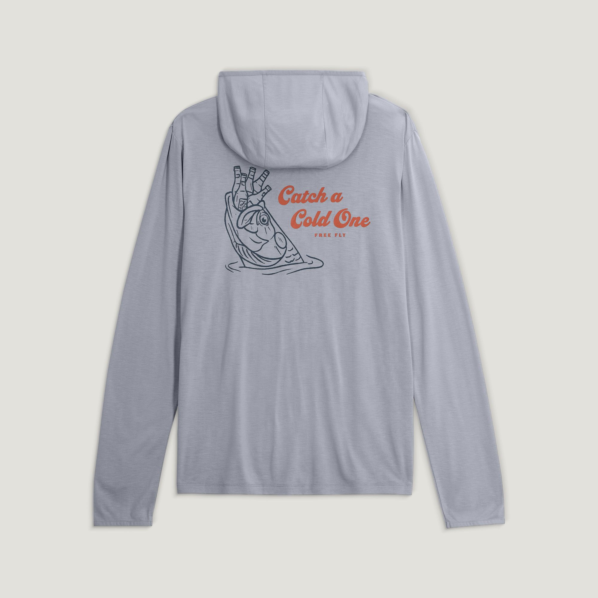 Free Fly Men's Bamboo Lightweight Graphic Hoodie