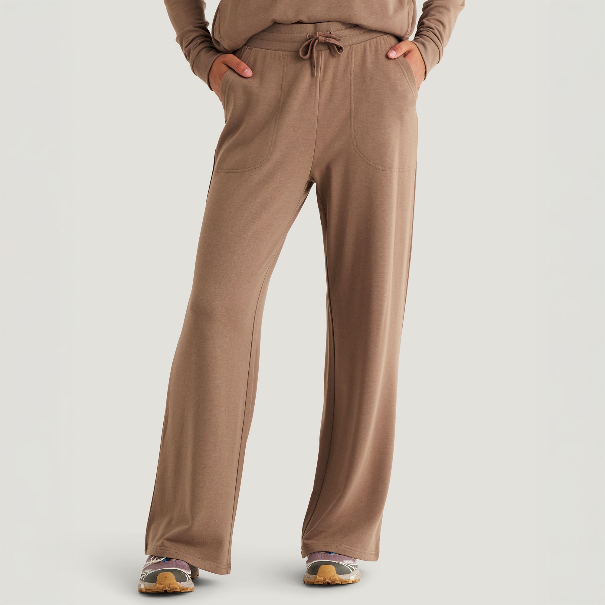 Free Fly Women's Bamboo Lightweight Fleece Wide Leg Pant