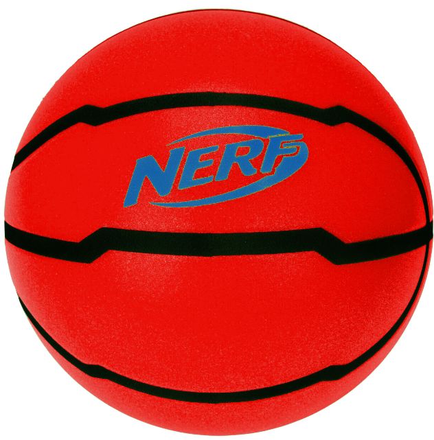 Nerf Quietcourt Mini Indoor Basketball - Red