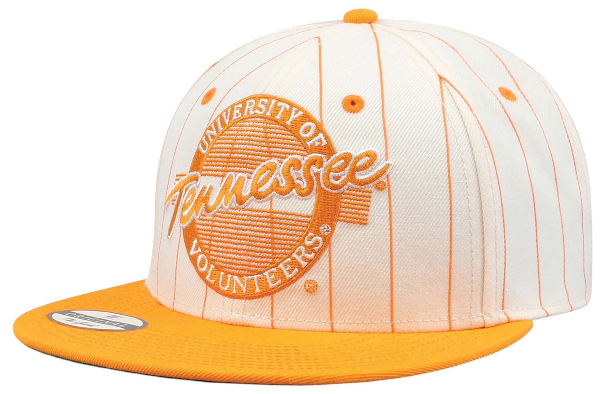 The Game Adult Tennessee Volunteers Ivory Pinstripe Snapback Adjustable Hat