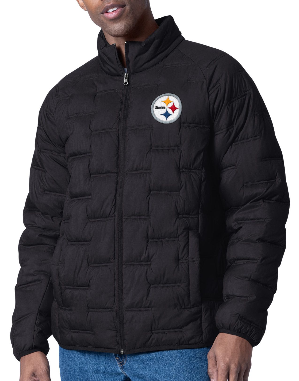 G-III Men's Pittsburgh Steelers MVP Full-Zip Jacket