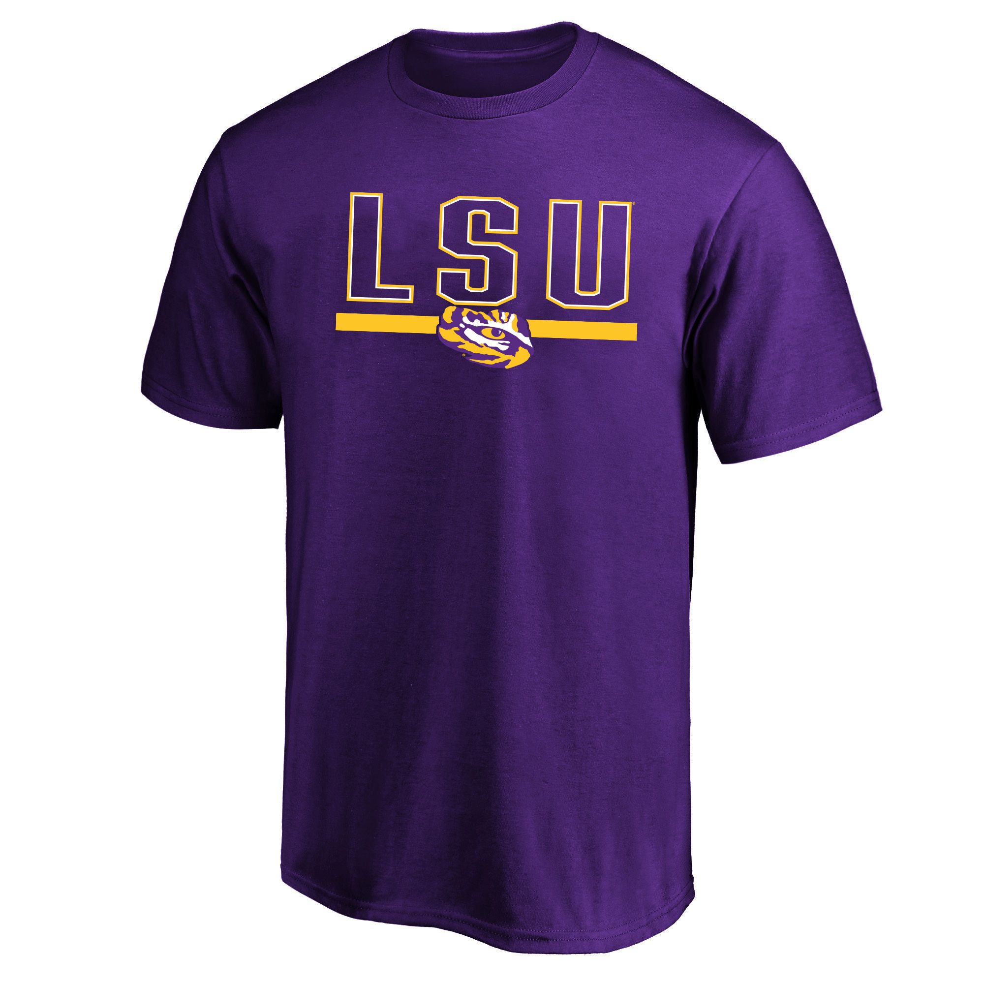 Profile Varsity Men's LSU Tigers Purple Big and Tall Short Sleeve T-Shirt